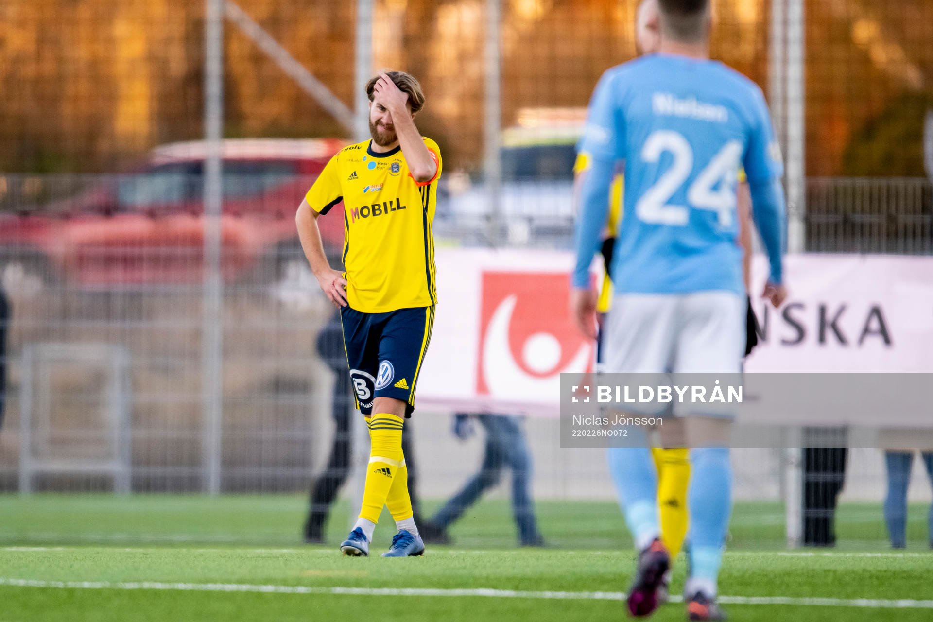 Ängelholms Marcus Eriksson deppar
