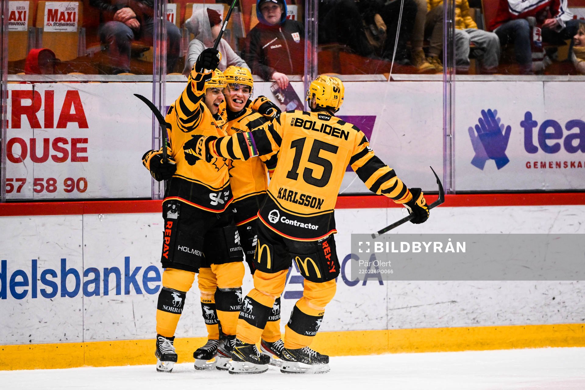 Skellefteås Adam Wilsby jublar