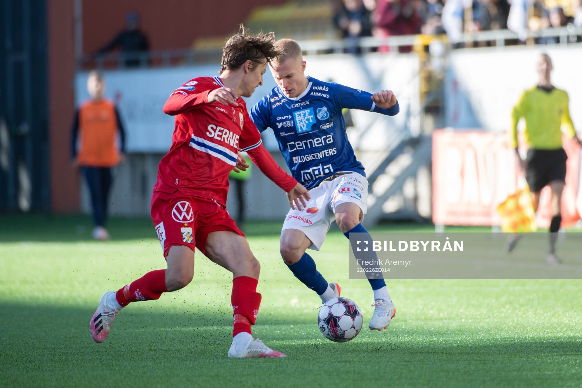 Norrbys Viktor Bergh och IFK Göteborgs Simon Thern