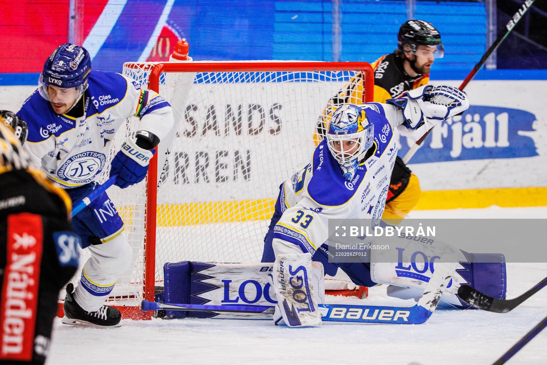Leksands målvakt Axel Brage