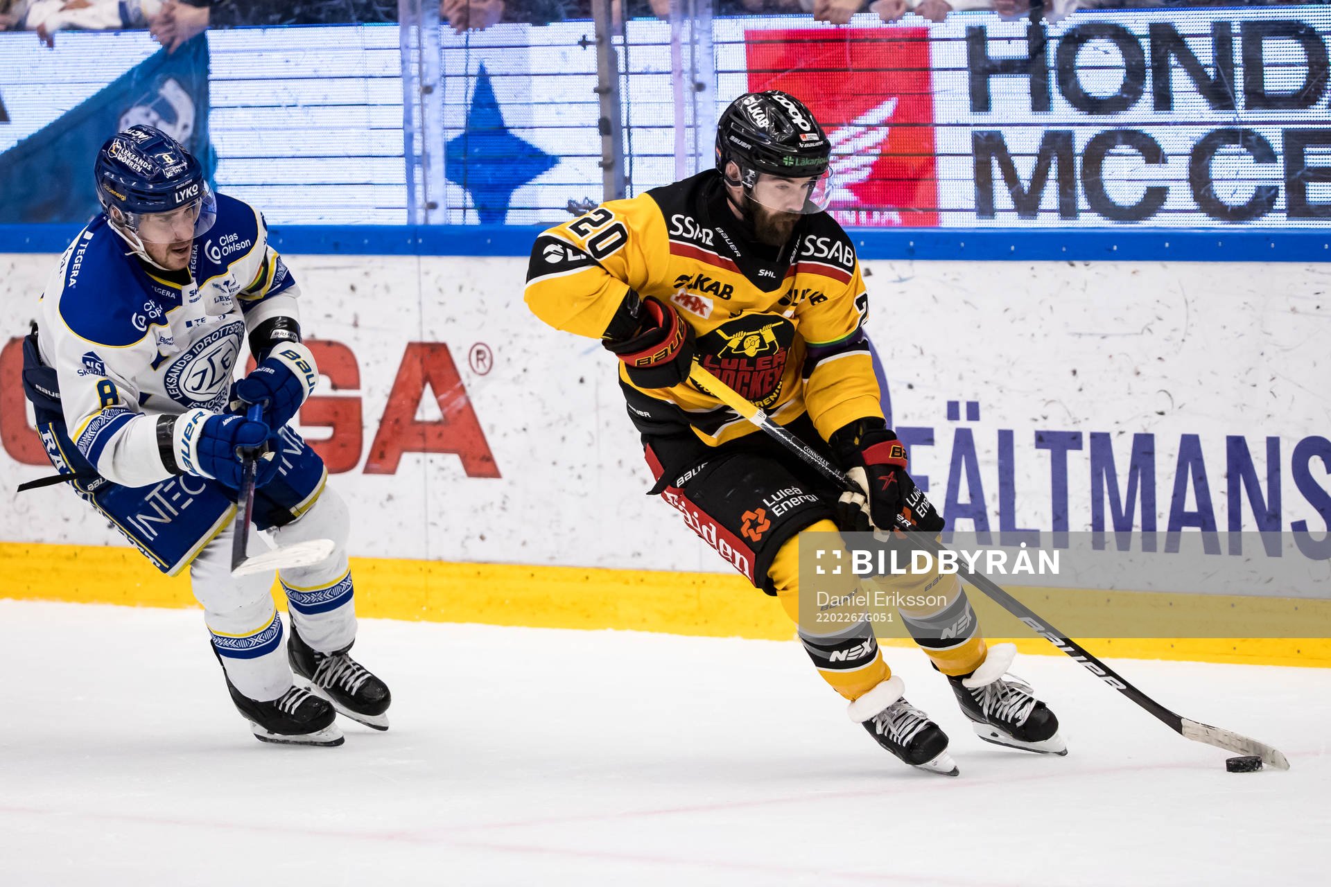 Leksands Matt Caito och Luleås Jack Connolly