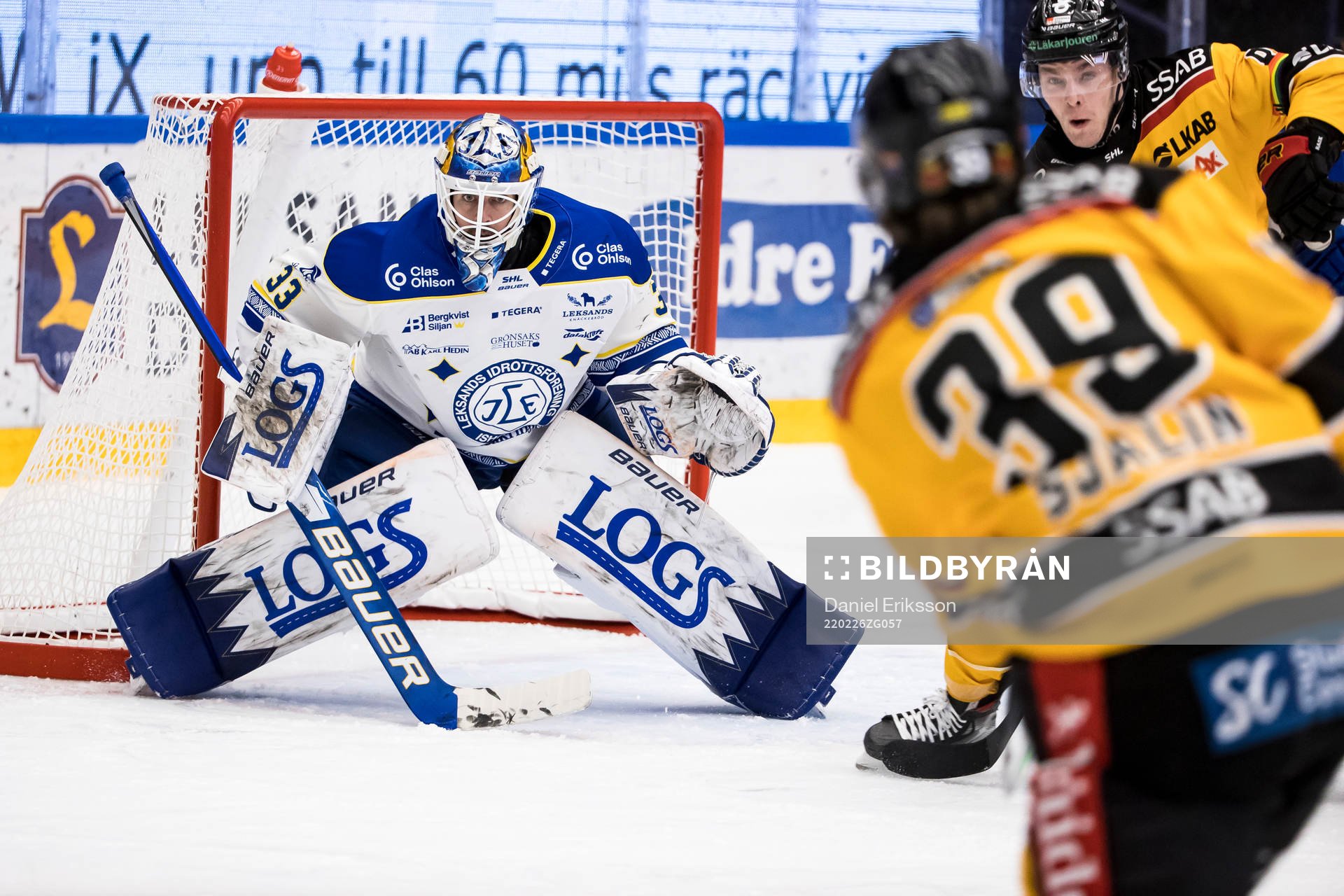 Leksands målvakt Axel Brage