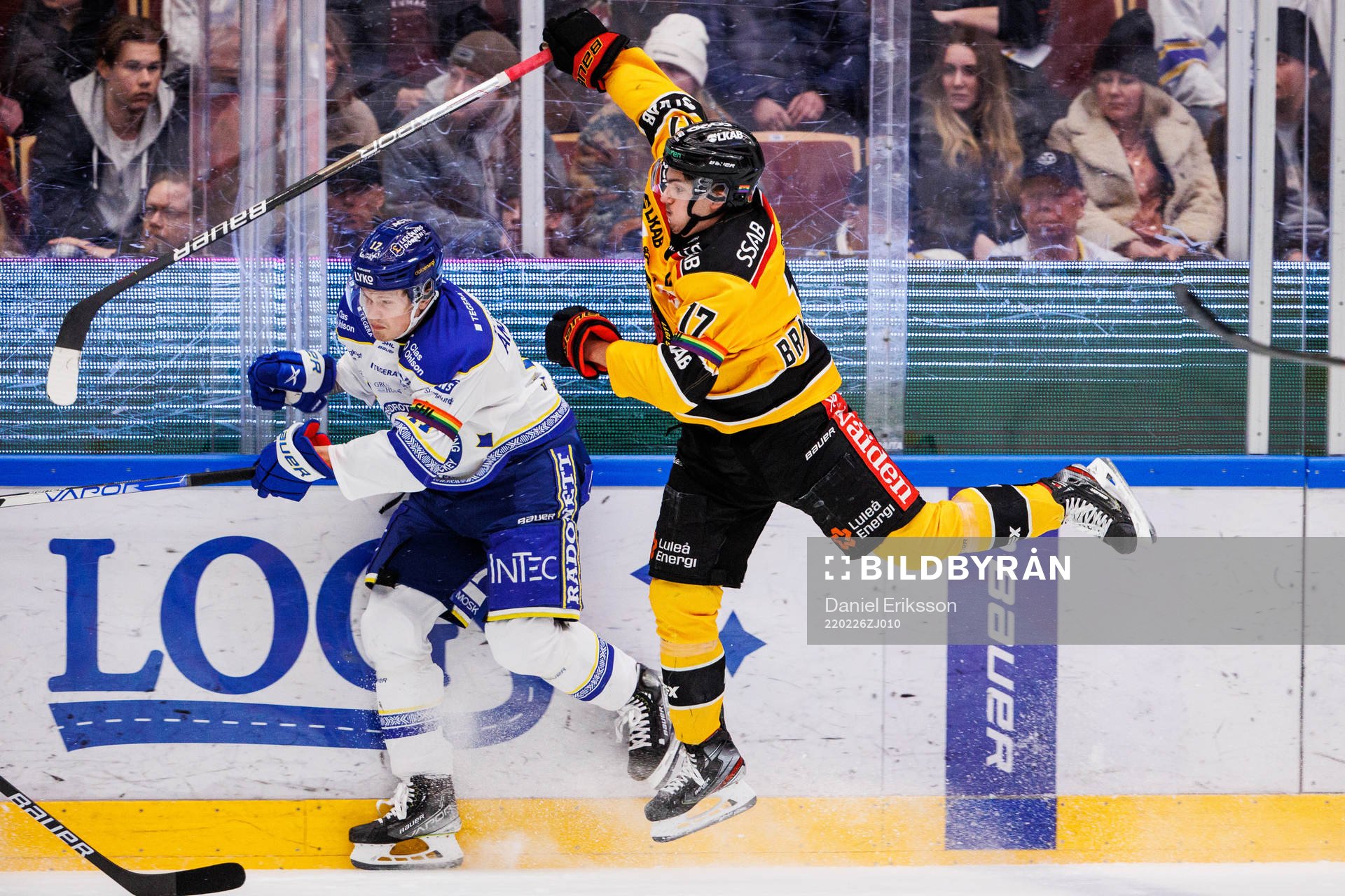 Leksands Linus Andersson och Luleås Isac Brännström