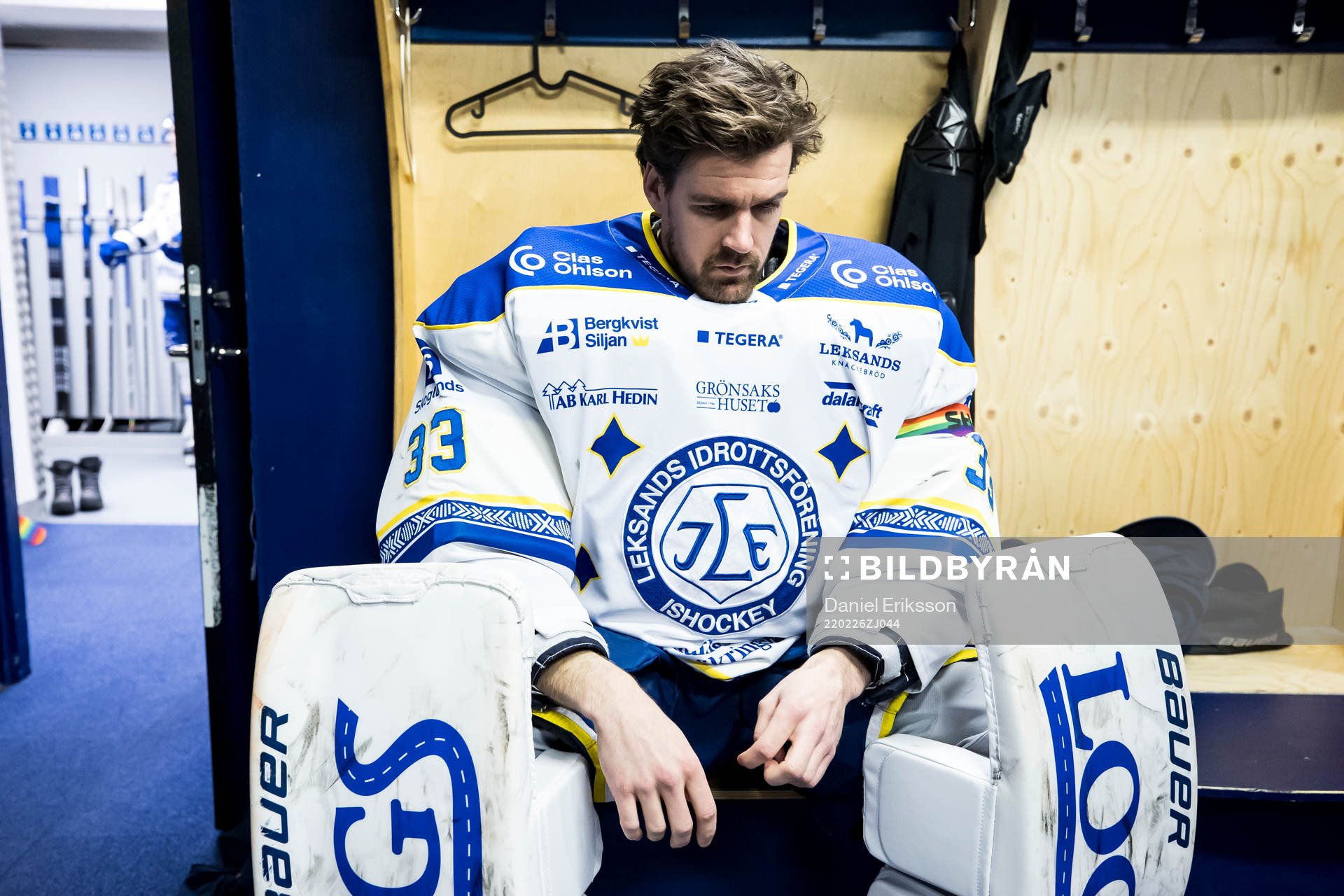 Leksands målvakt Axel Brage pride ambassadör