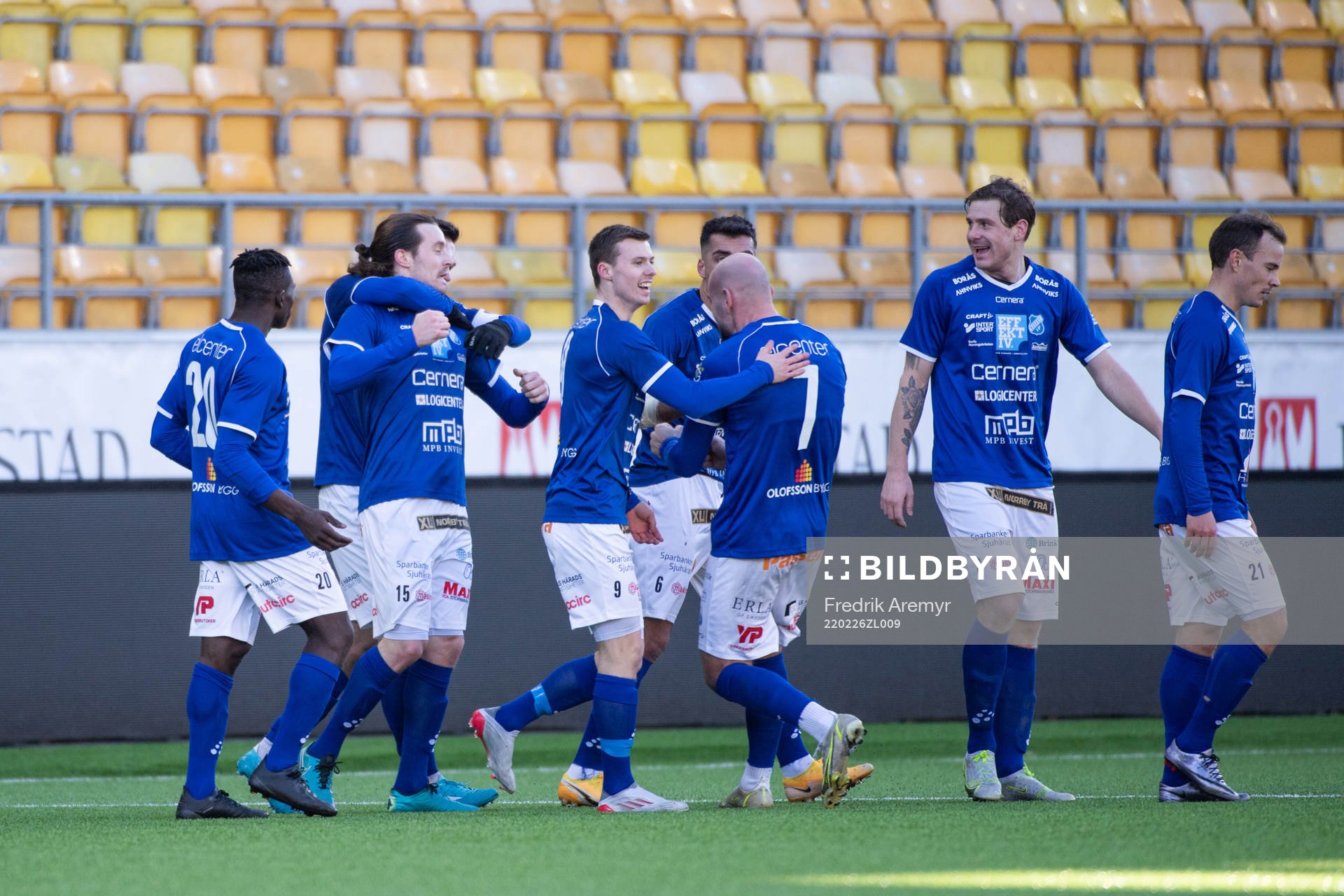 Norrbys spelare jublar