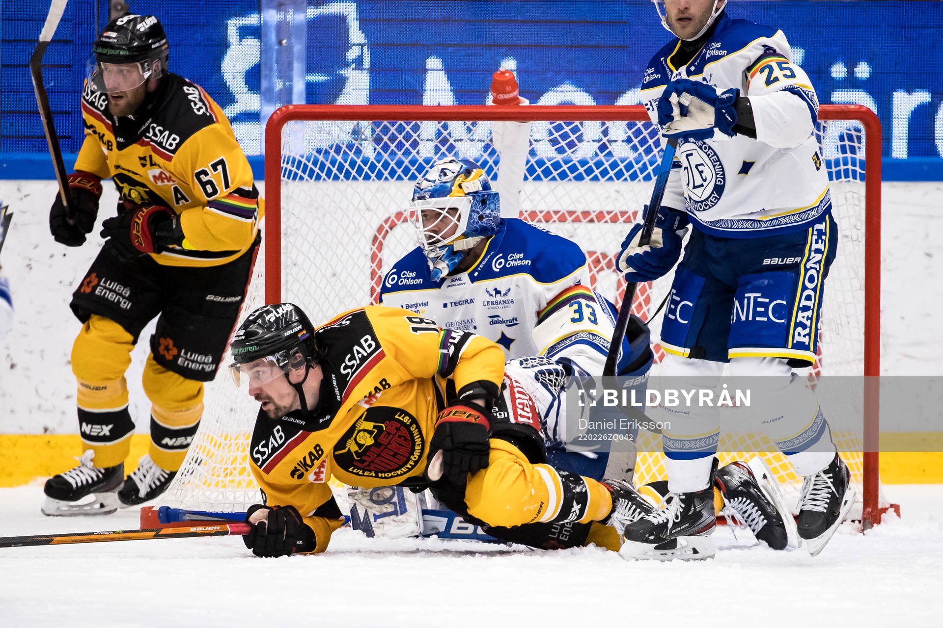 ???och Leksands målvakt Axel Brage