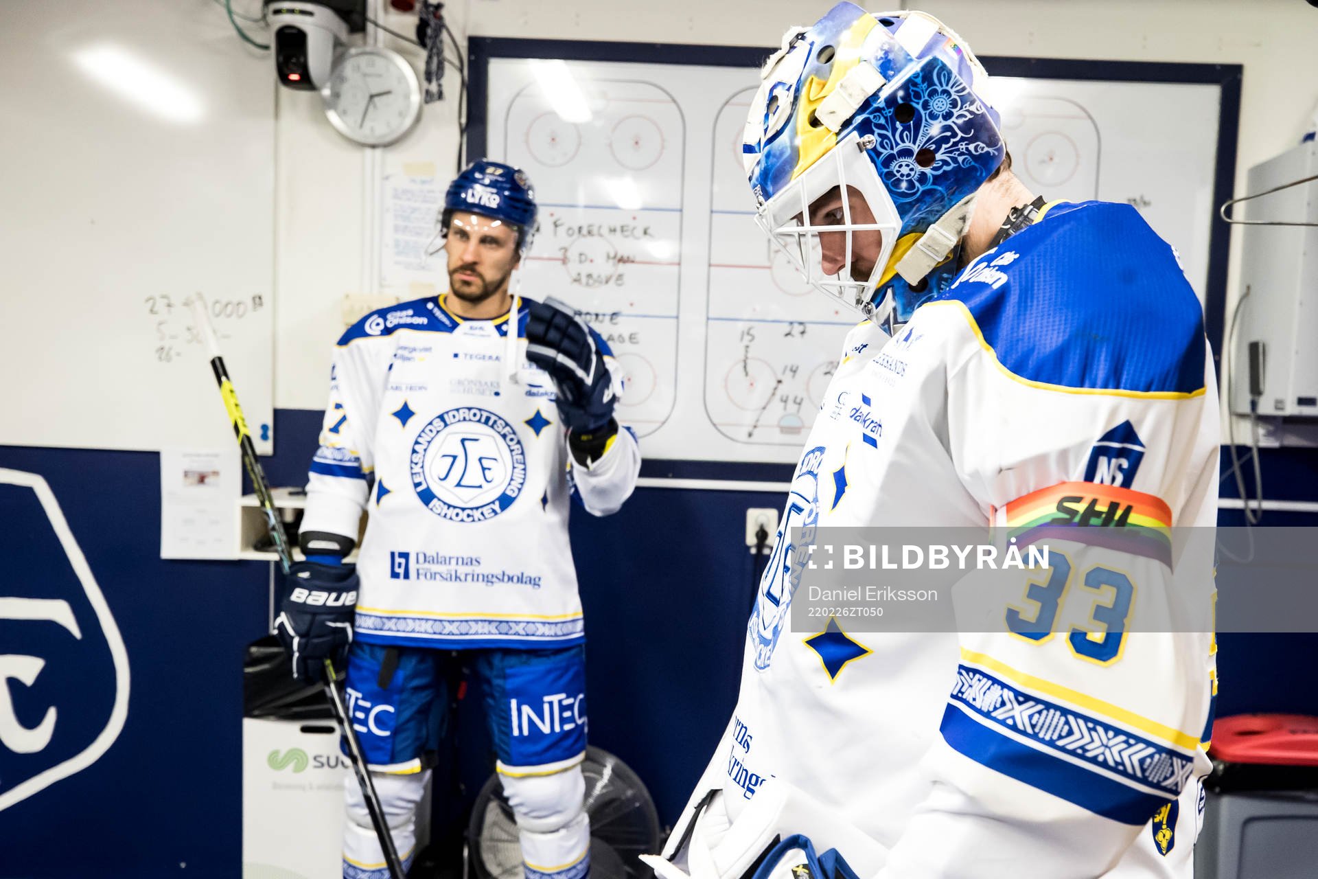 Leksands målvakt Axel Brage  pride ambassadör