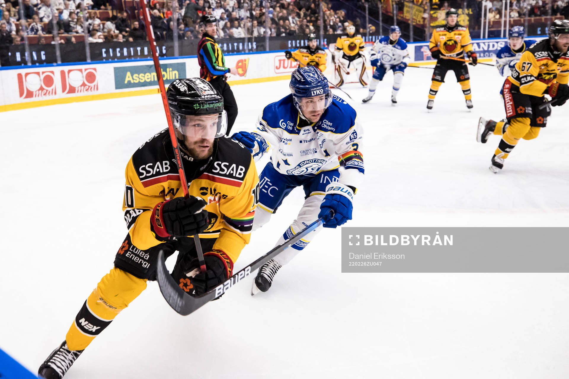 Luleås Einar Emanuelsson och Leksands August Berg