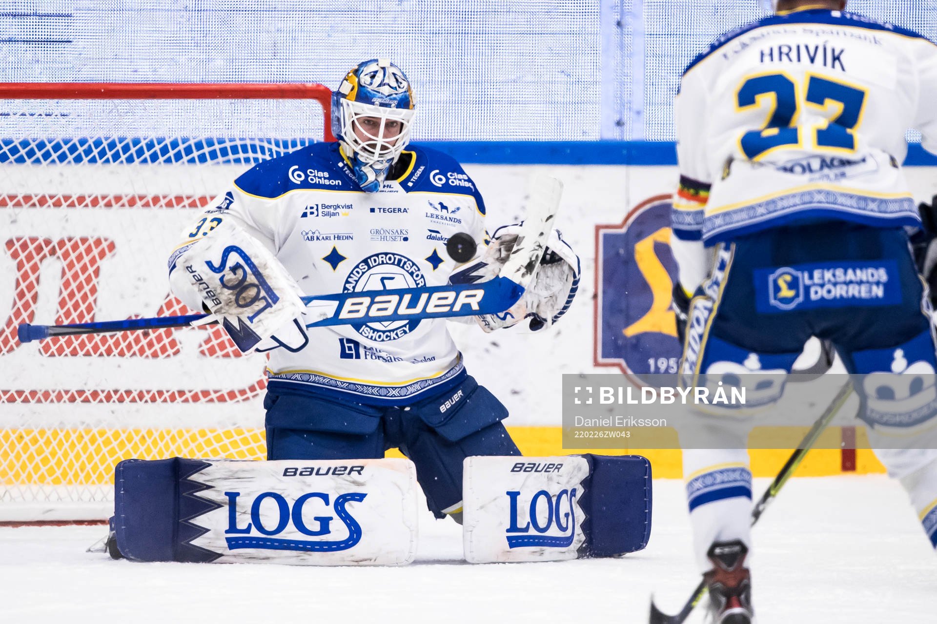 Leksands målvakt Axel Brage