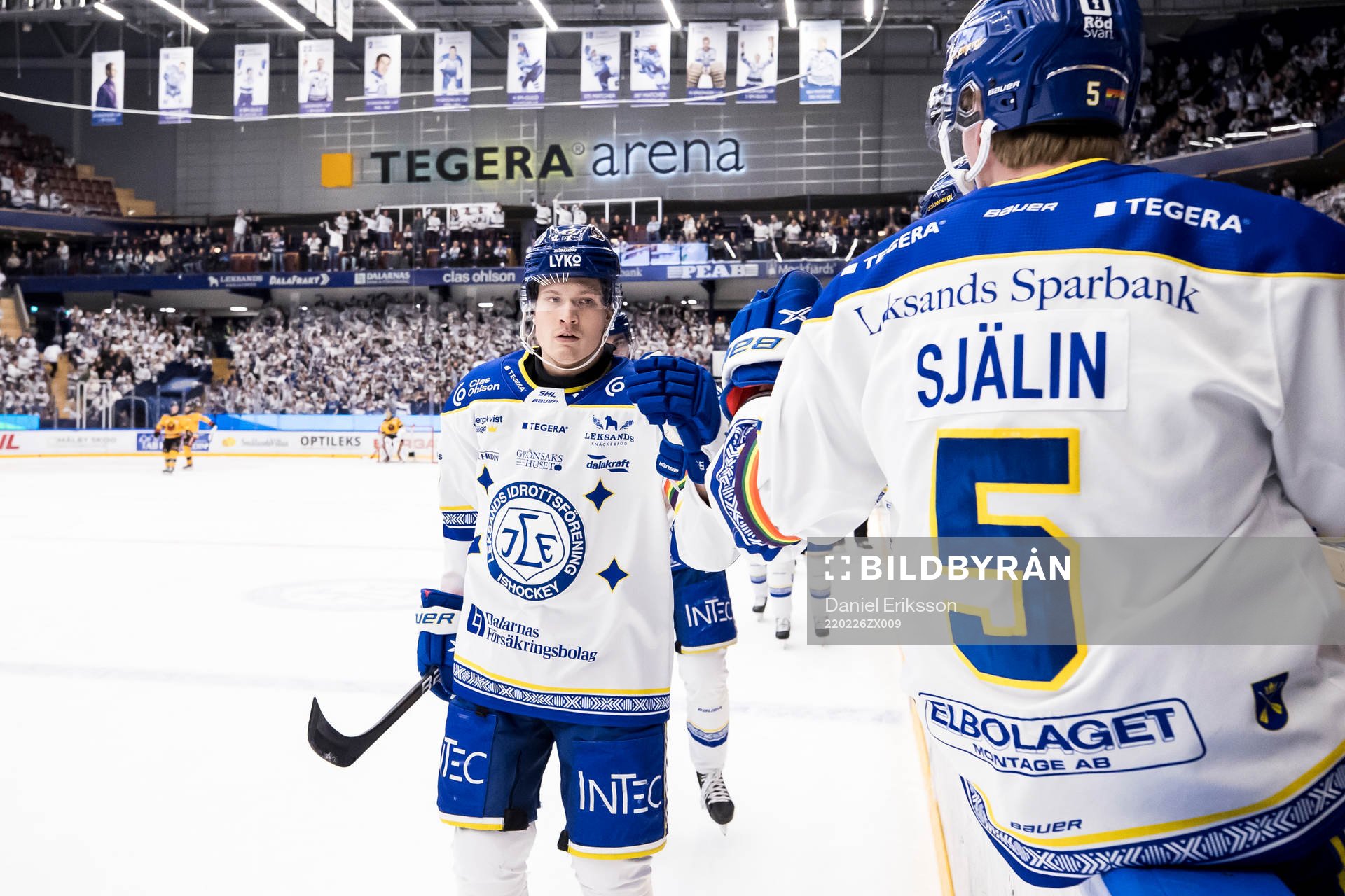Leksands Linus Andersson jubel