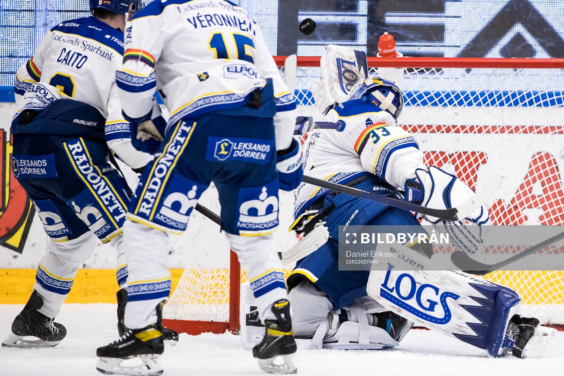 Leksands målvakt Axel Brage