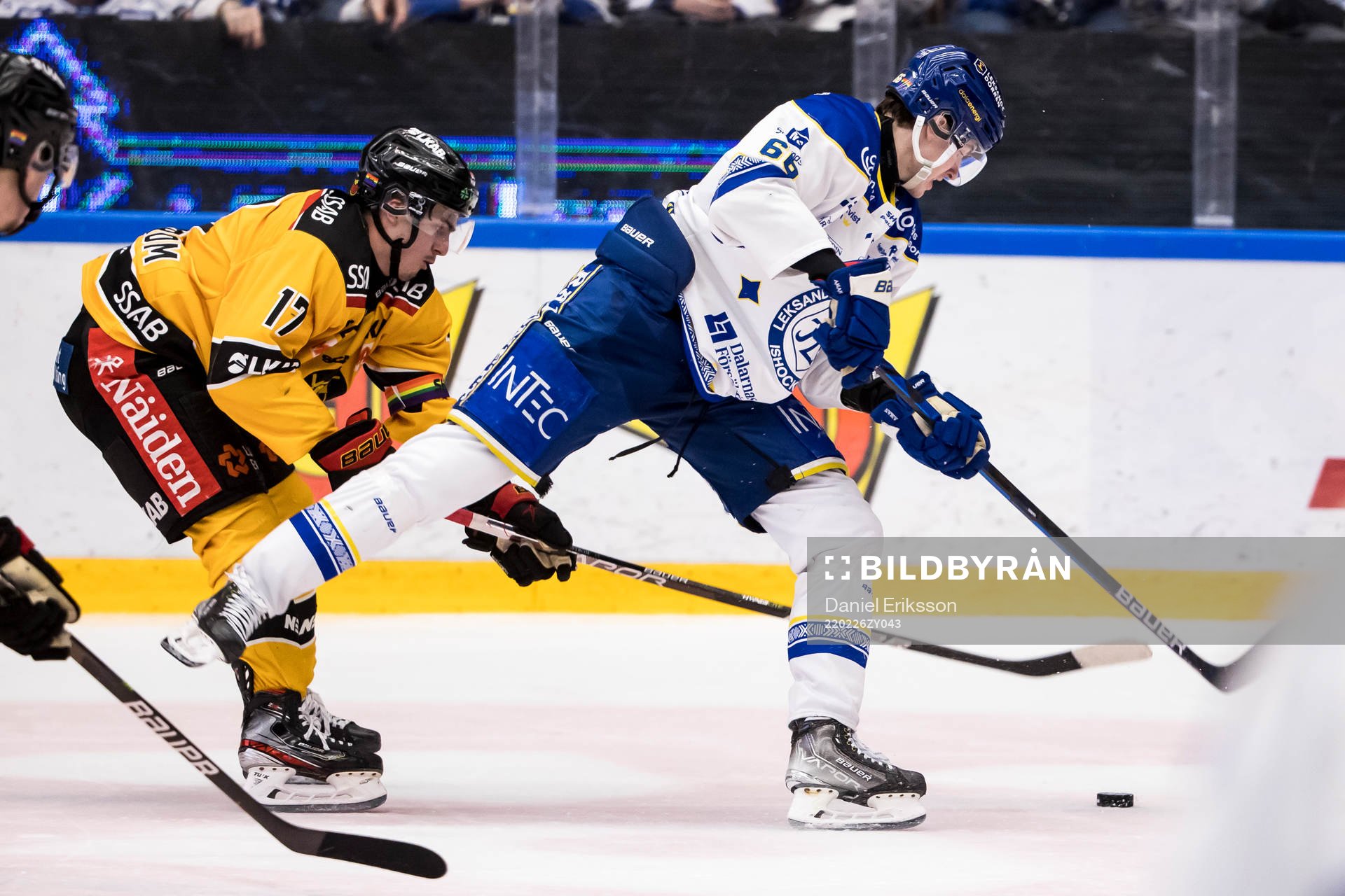 Leksands Nils Åman och Luleås Isac Brännström