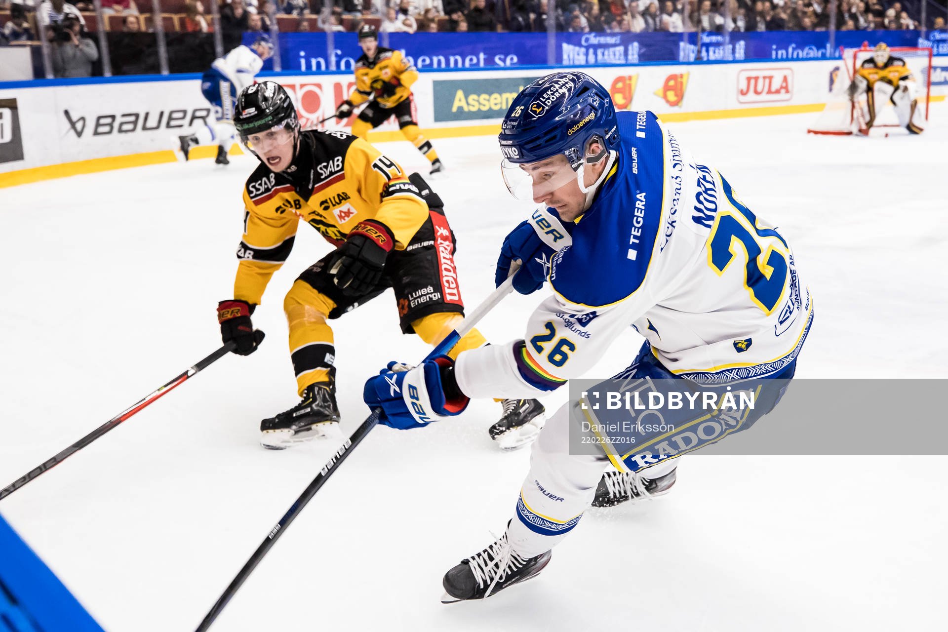 Leksands Patrik Norén och Luleås Jonas Berglund