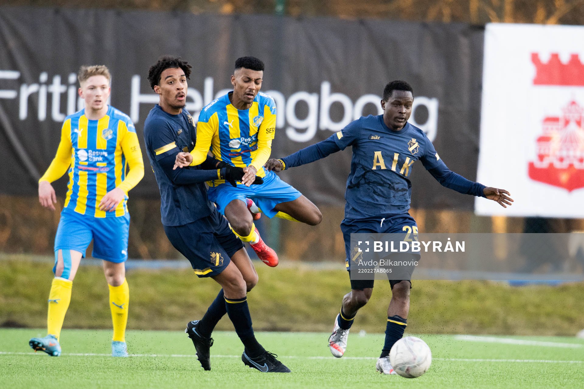 s Jesper Ceesayunder fotbollsmatchen i Svenska Cupen mellan