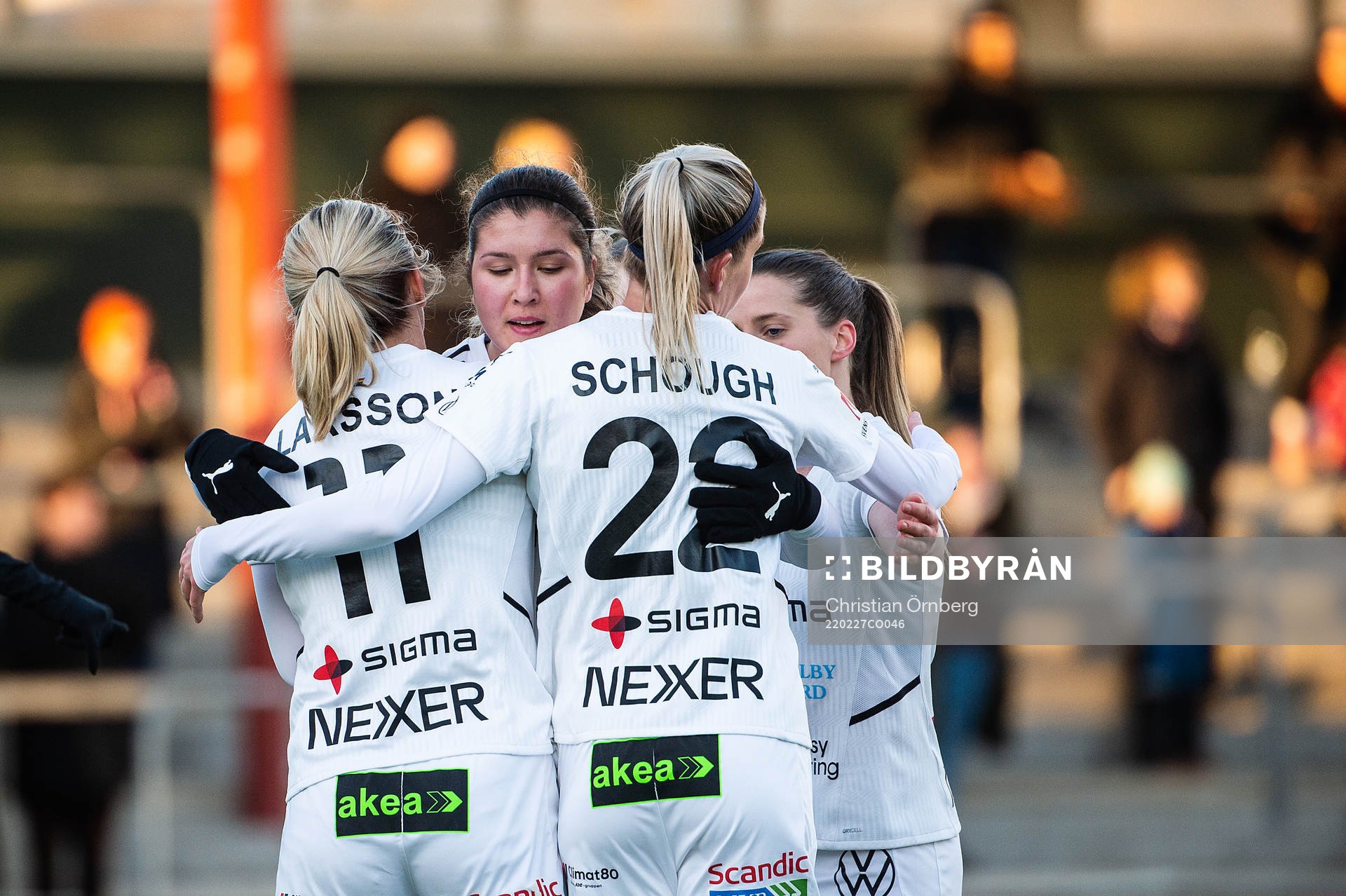 Växjös Evelyn Ijeh jublar