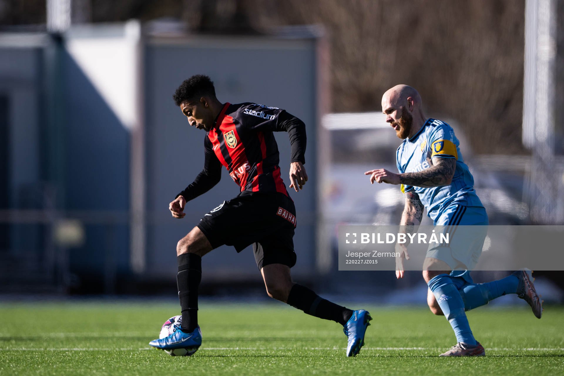 Brommapojkarnas Endreas Tesfai och Djurgårdens Magnus