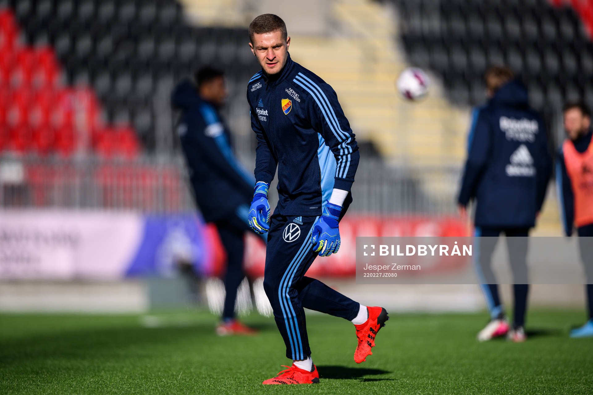 Djurgårdens målvakt Aleksandr Vasyutin