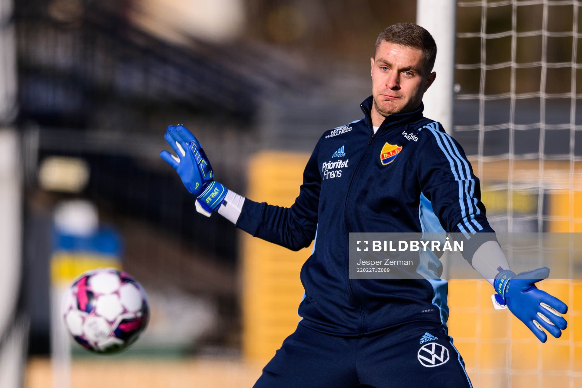 Djurgårdens målvakt Aleksandr Vasyutin