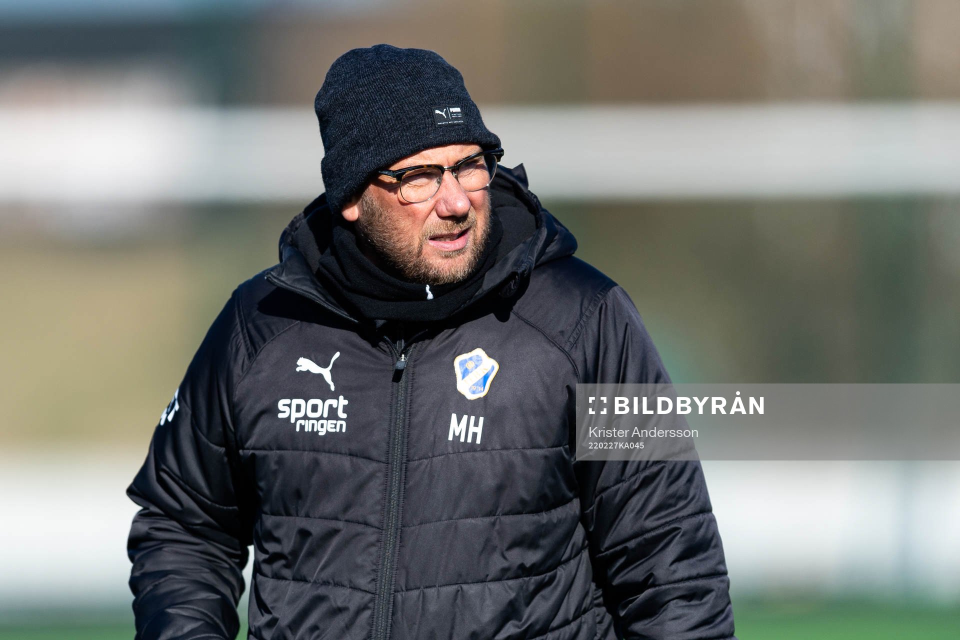 Halmstads manager Magnus Haglund