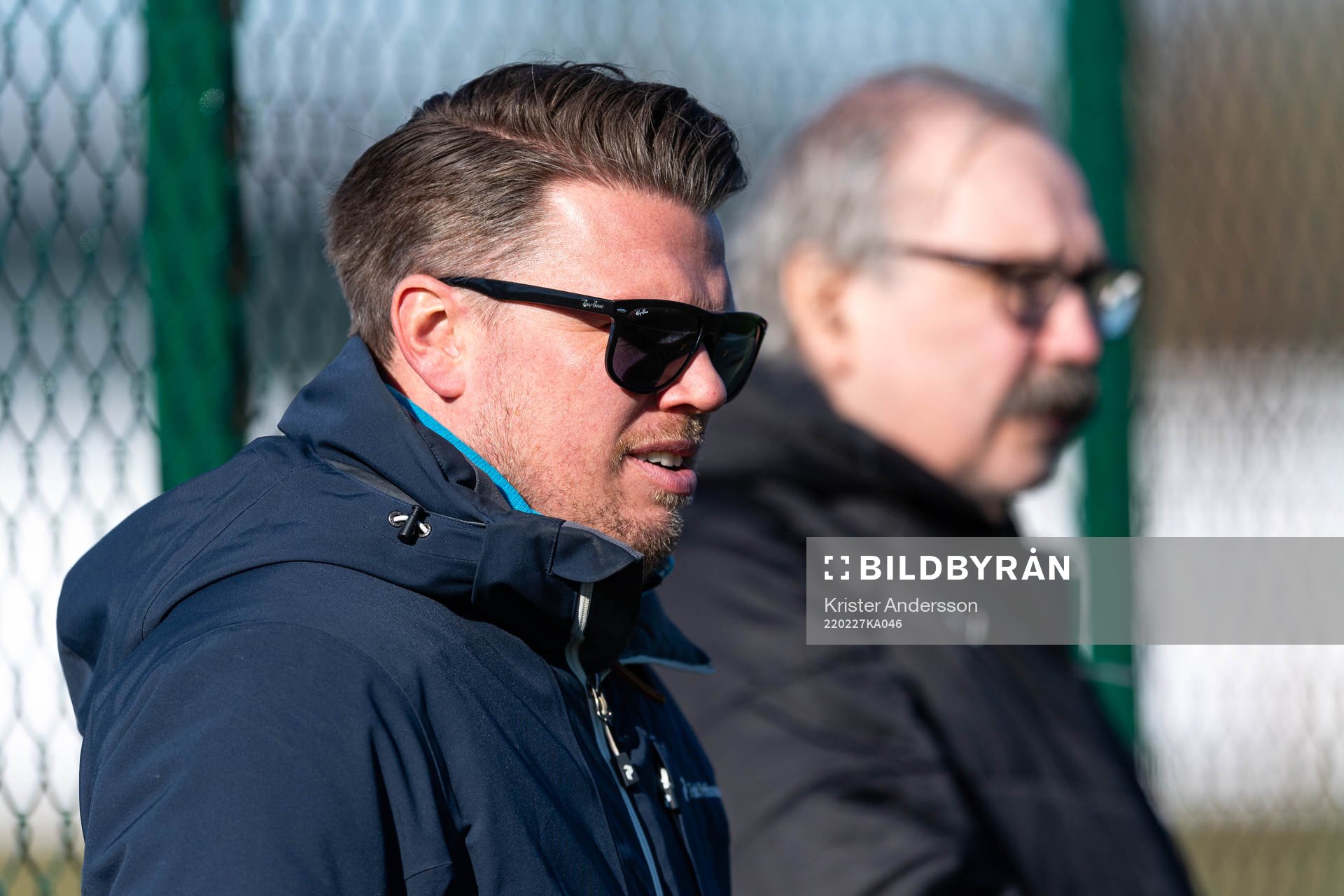Christian Järdler på läktaren