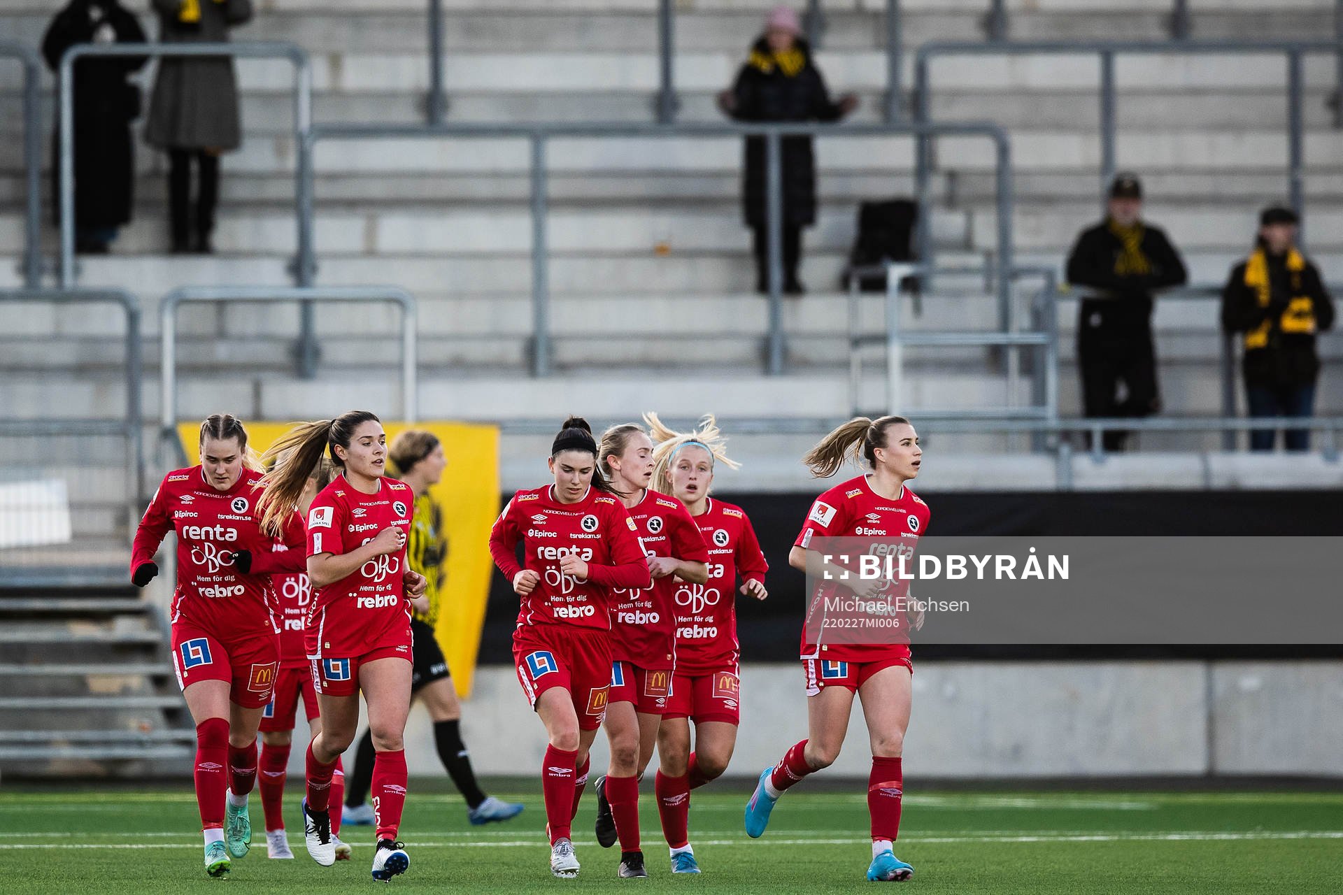 Örebros Katie Jayne Lockwood  jublar