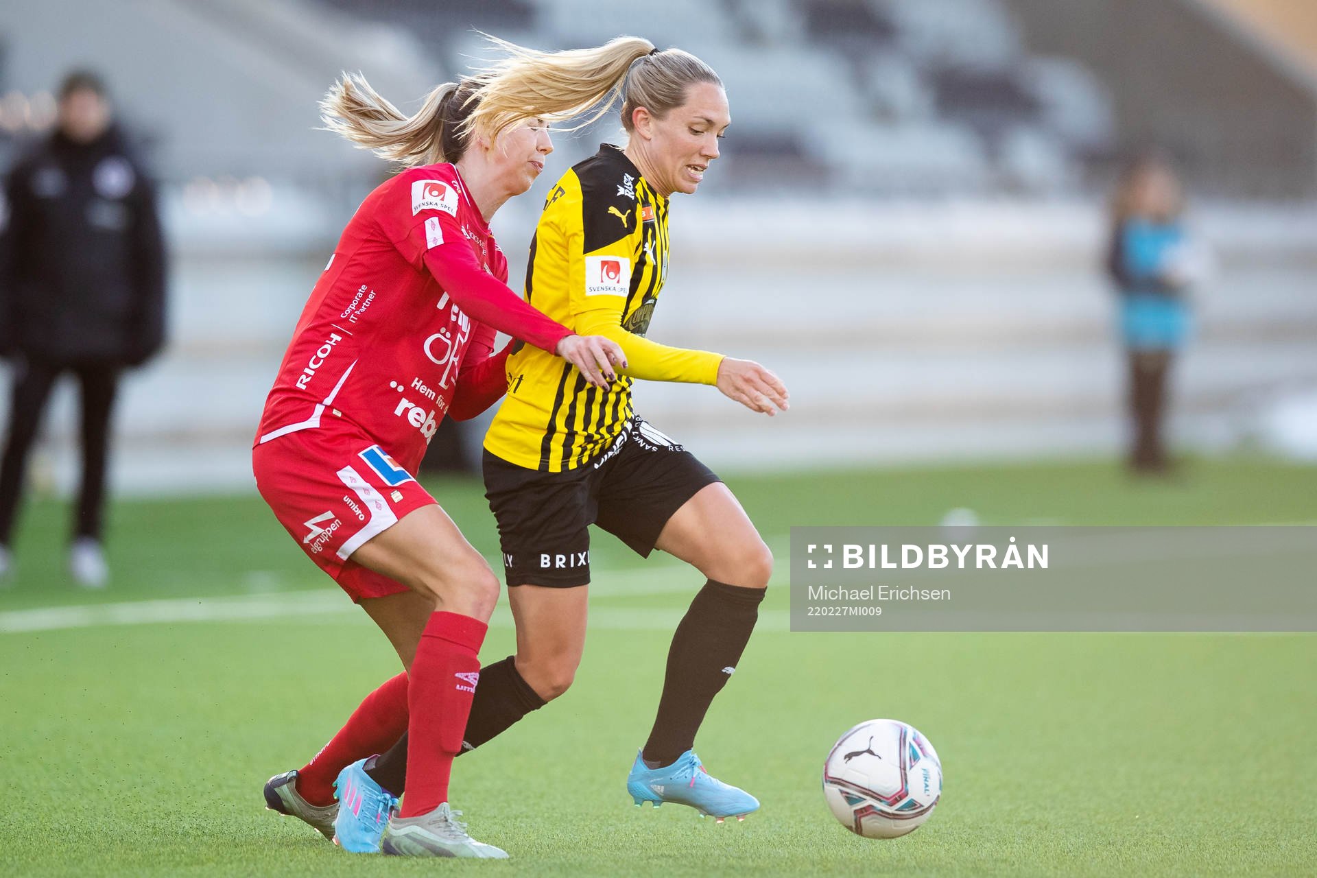 Örebros Wilma Öhman och Häckens Elin Rubensson