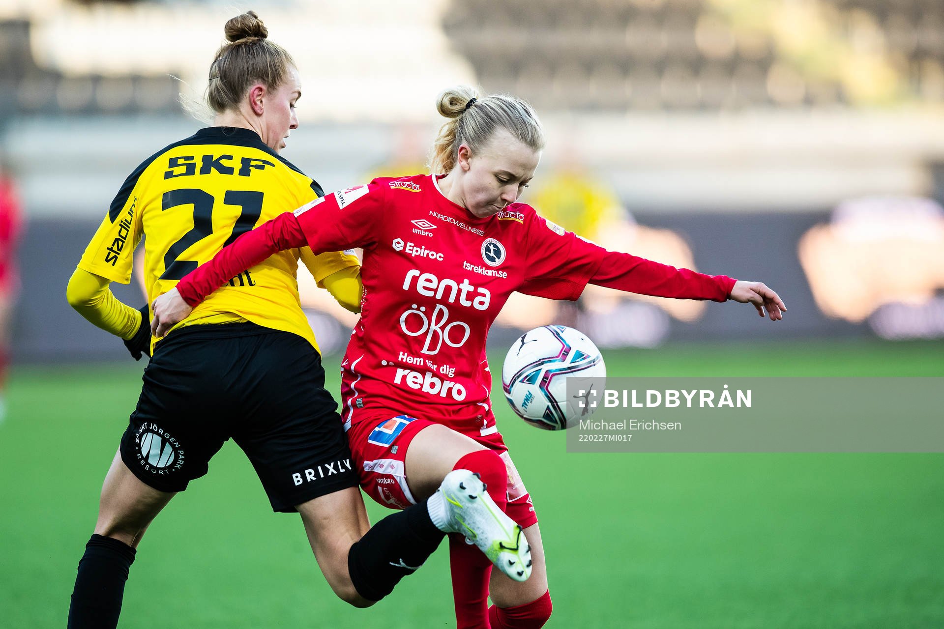 Häckens Dilja Yr Zomers och Örebros Nathalie Hoff Persson