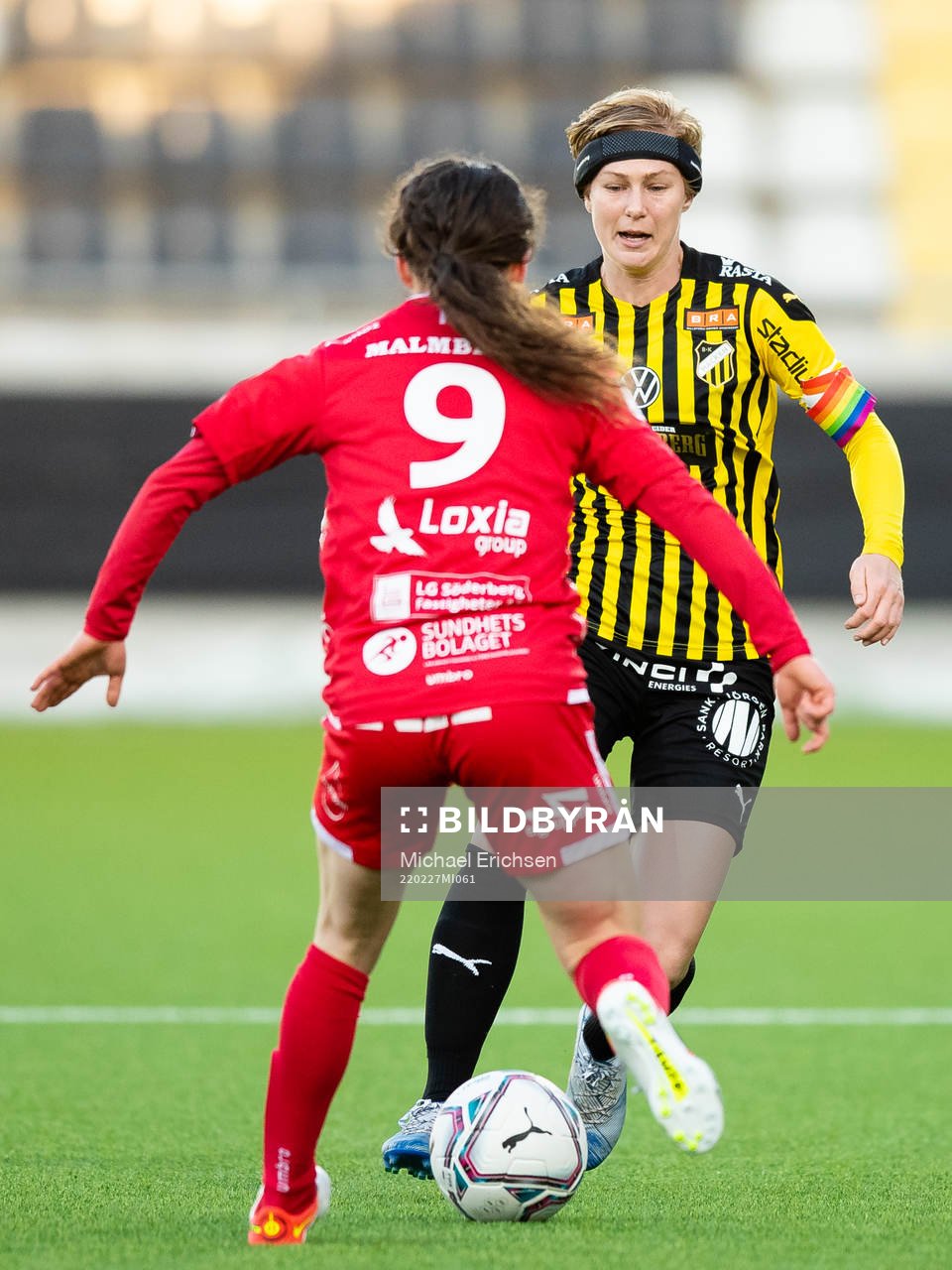 Örebros Sara Lilja Vidlund och Häckens Luna Nørgaard