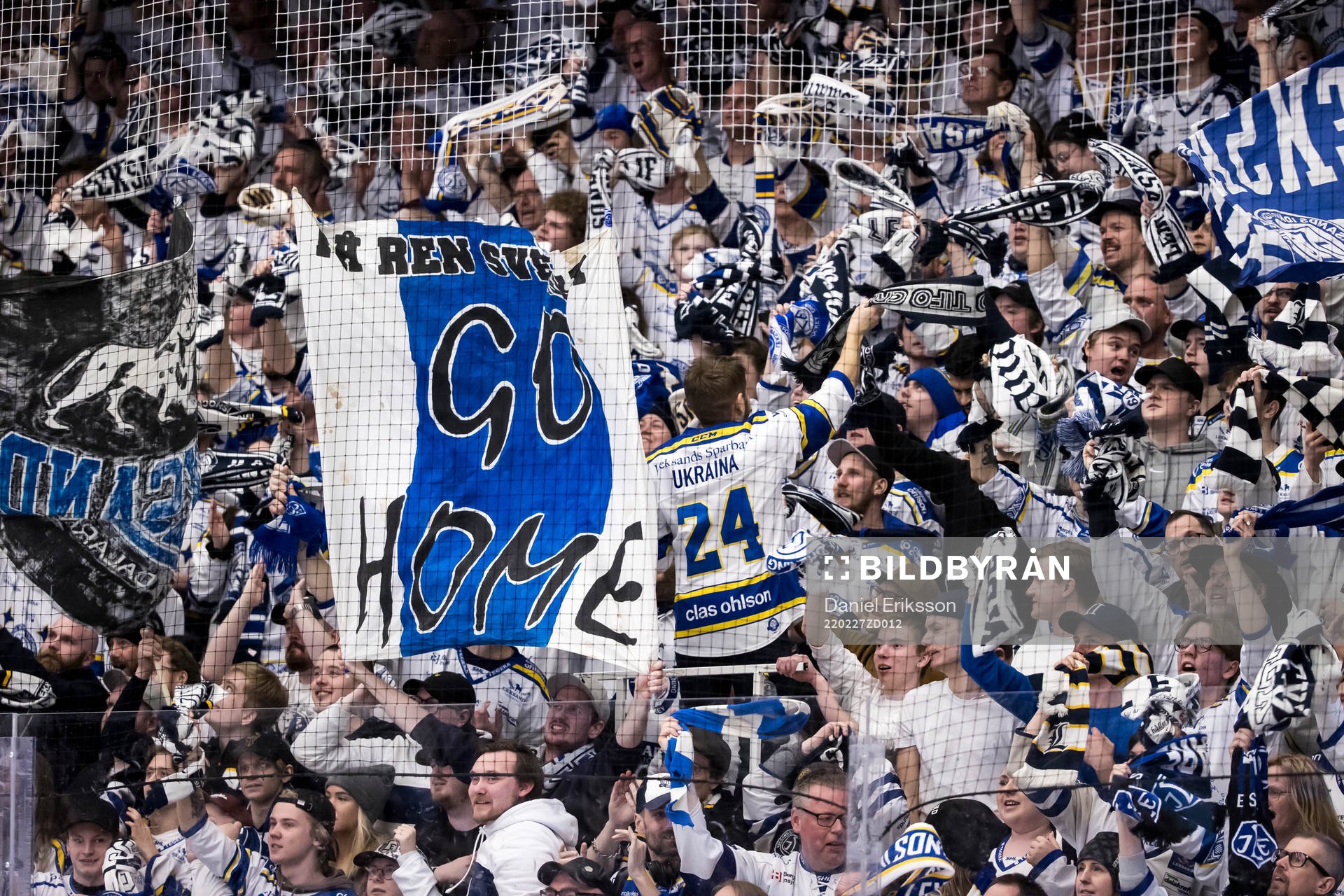 Leksands fansen jublar