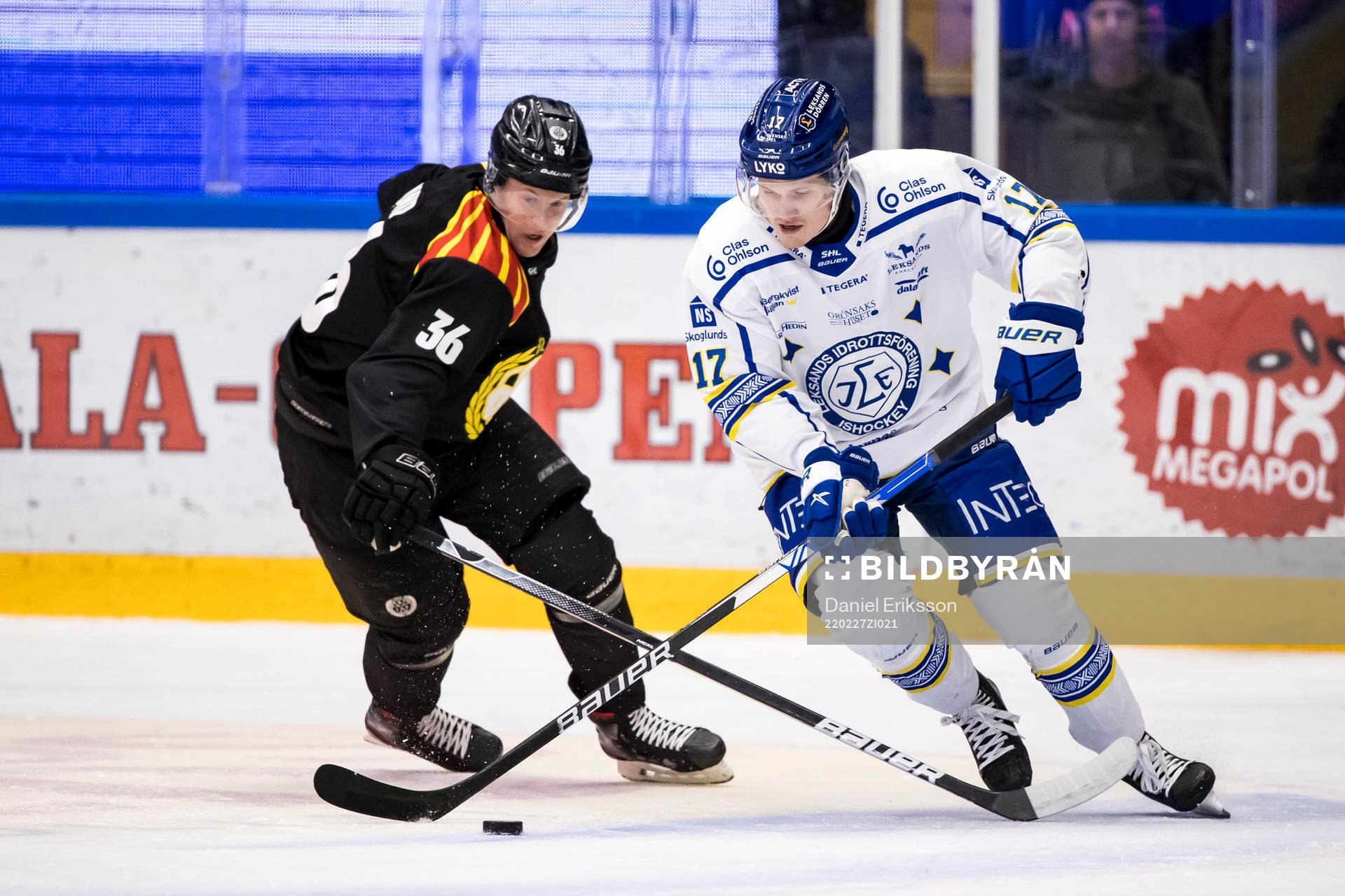 Brynäs Linus Ölund och Leksands Linus Andersson