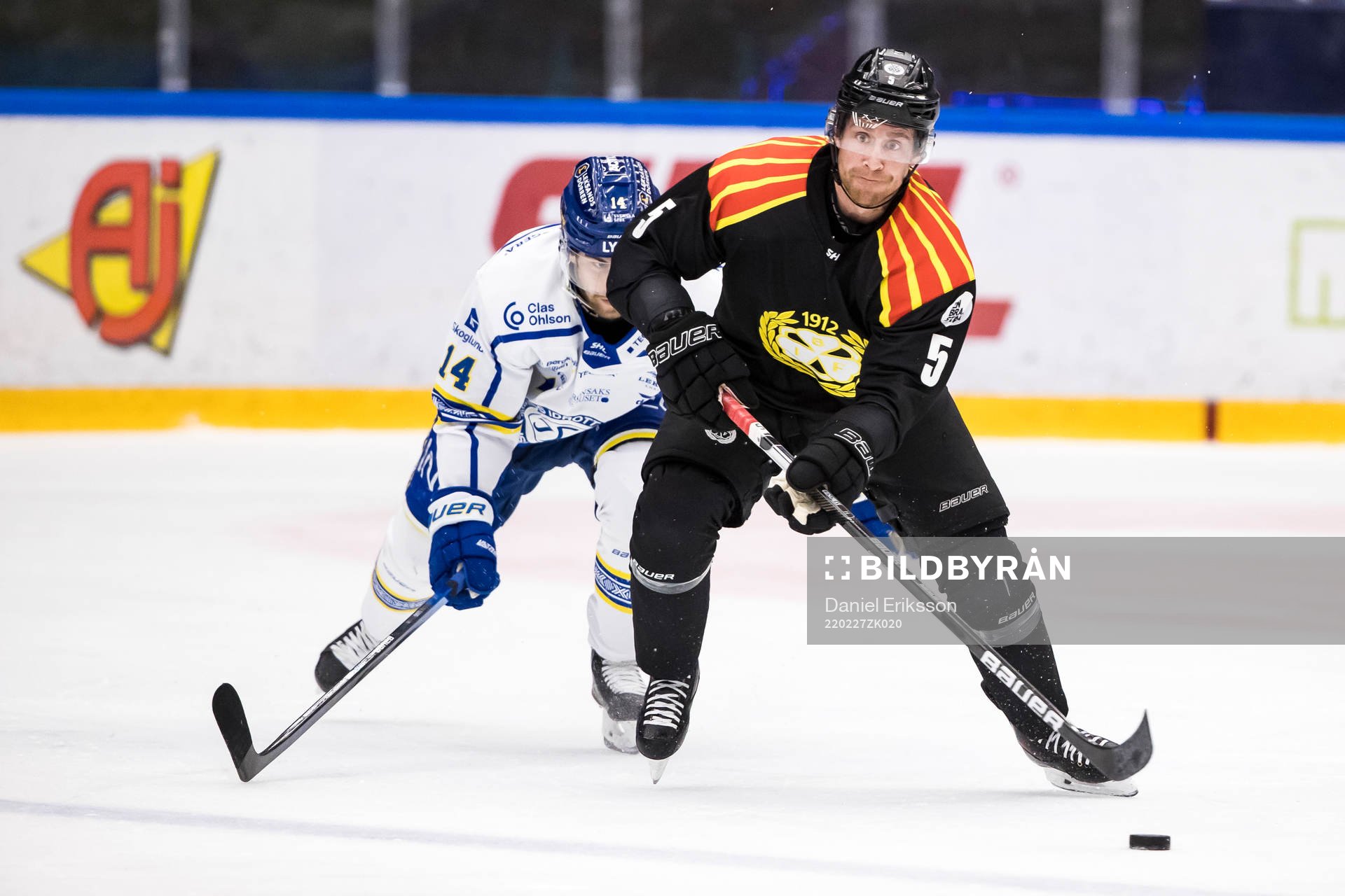 Leksands Oskar Lang och Brynäs Chay Genoway