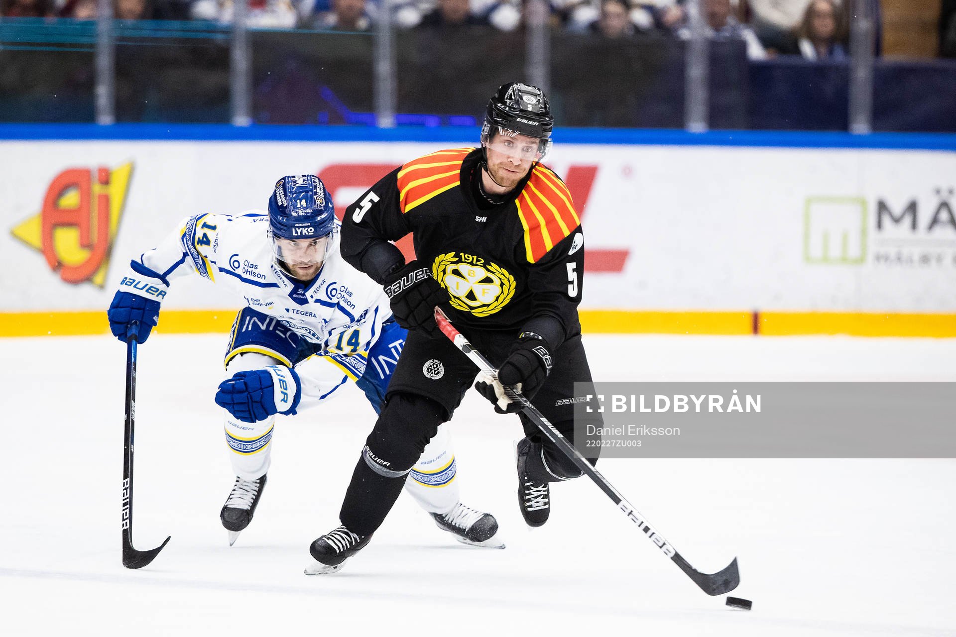 Leksands Oskar Lang och Brynäs Chay Genoway