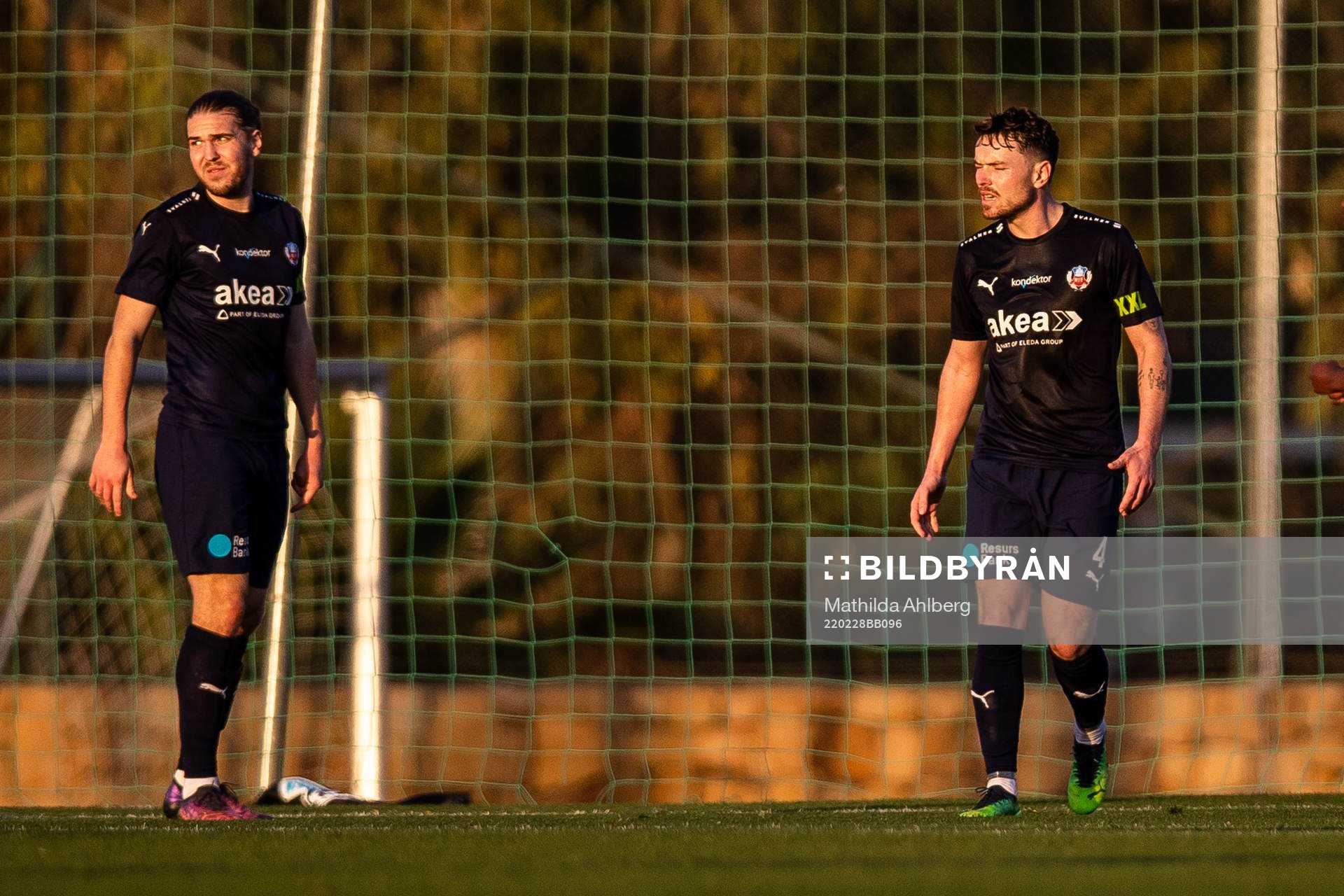Charlie Weberg and Viljormur Davidsen of Helsingborg