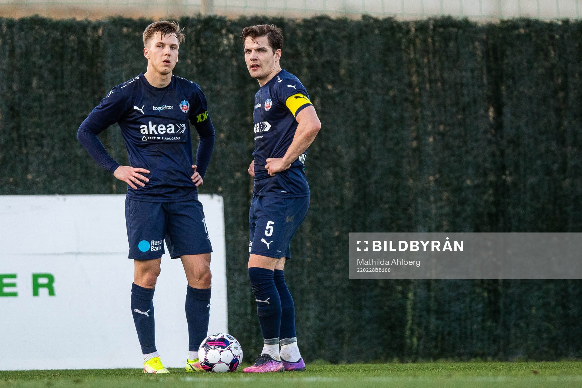 Lucas Lingman and Brandur Hendriksson Olsen of Helsingborg