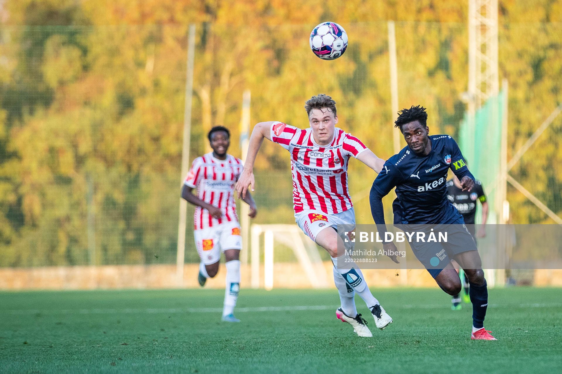 Benjamin Acquah of Helsingborg during the Friendly match between Helsingborg and Tromsø on February 28, 2022 in Marbella . 