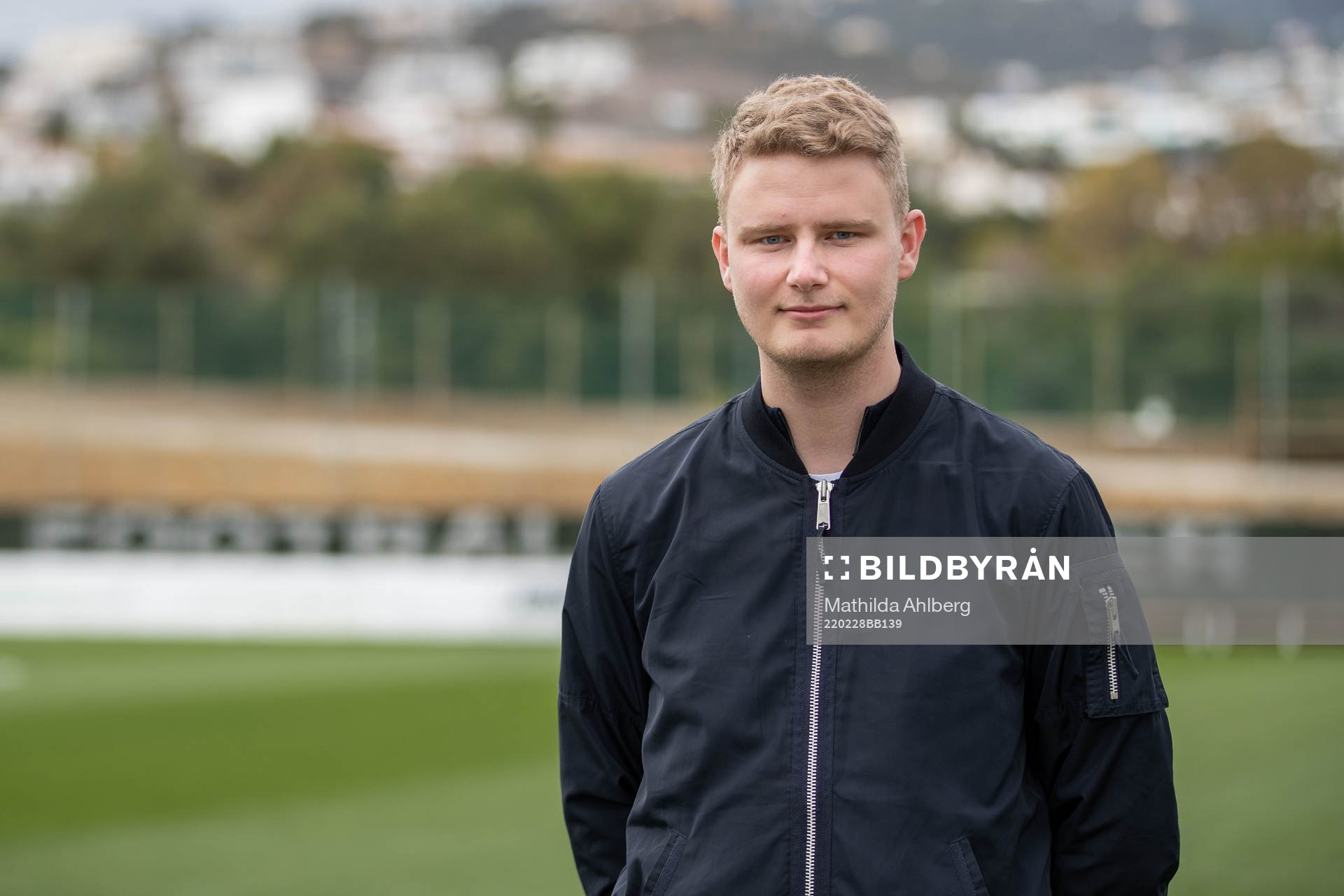 Helsingborgs dagblads Sebastian Rönnström during the Friendly match between Helsingborg and Tromsø on February 28, 2022 in Marbella . 