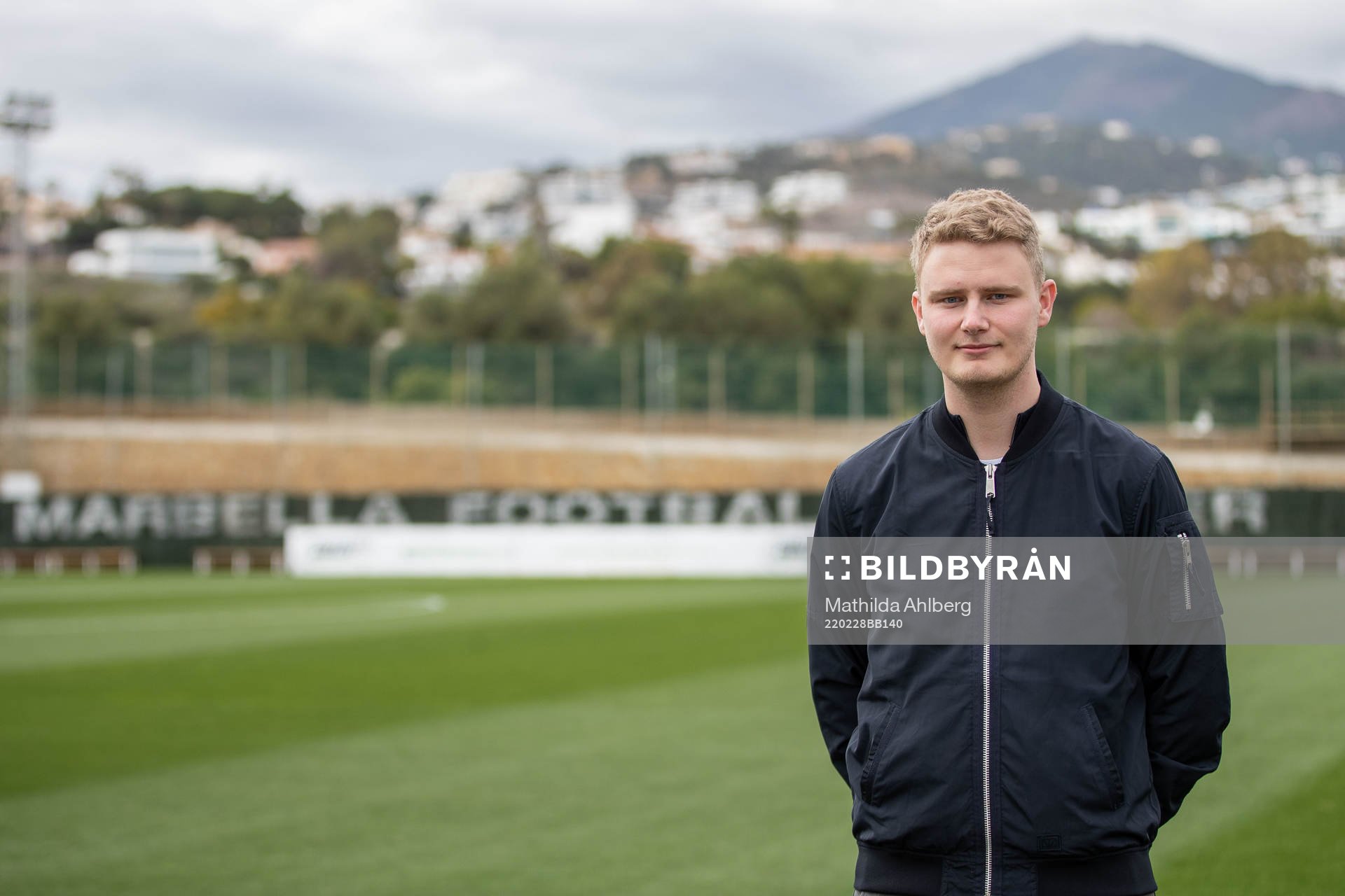 Helsingborgs dagblads Sebastian Rönnström during the Friendly match between Helsingborg and Tromsø on February 28, 2022 in Marbella .