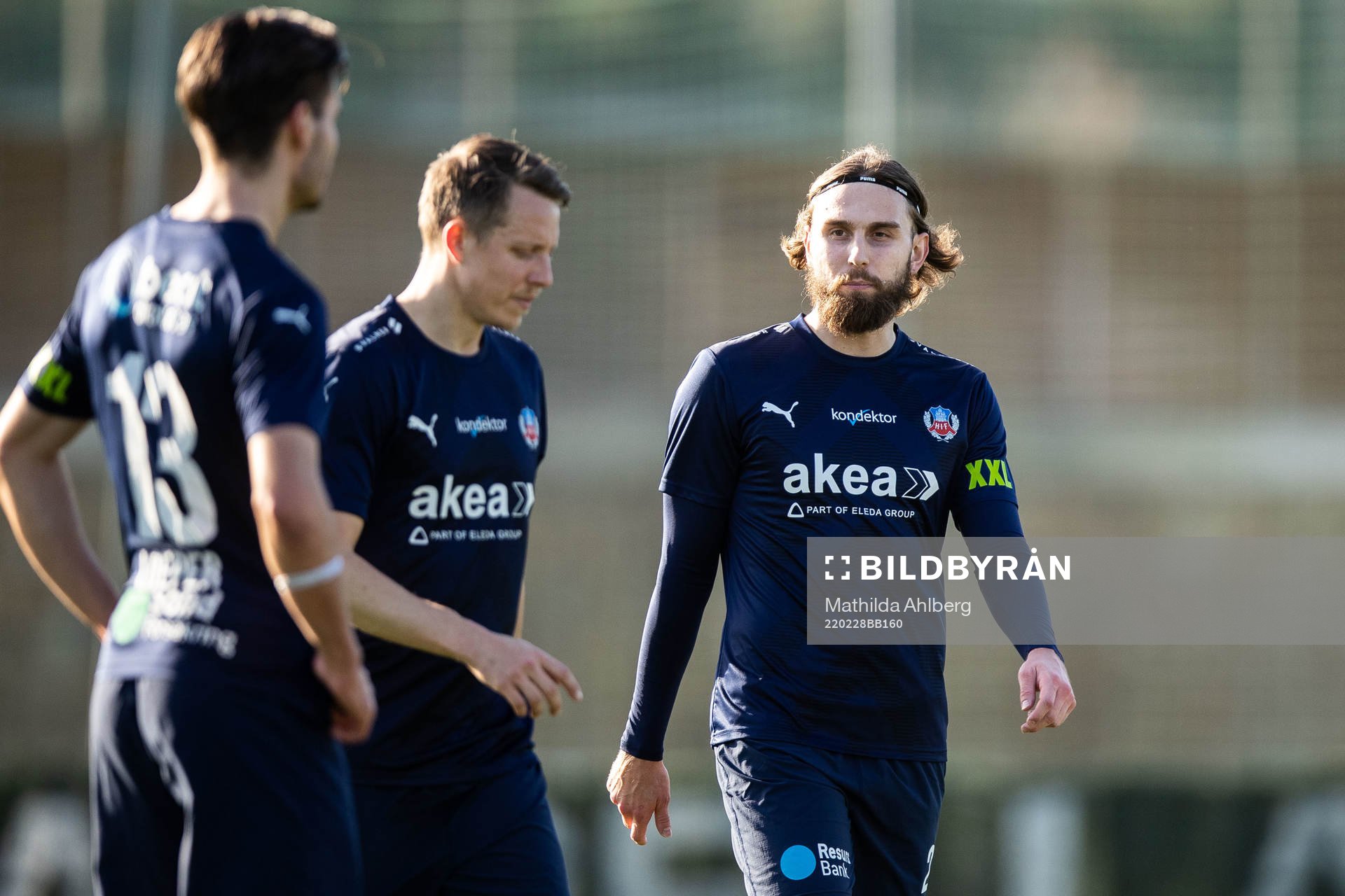 Ali Suljic of Helsingborg looks dejected
