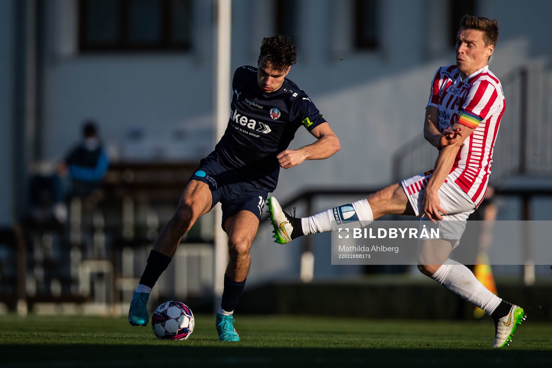 Assad Al Hamlawi of Helsingborg and Ruben Yttergård