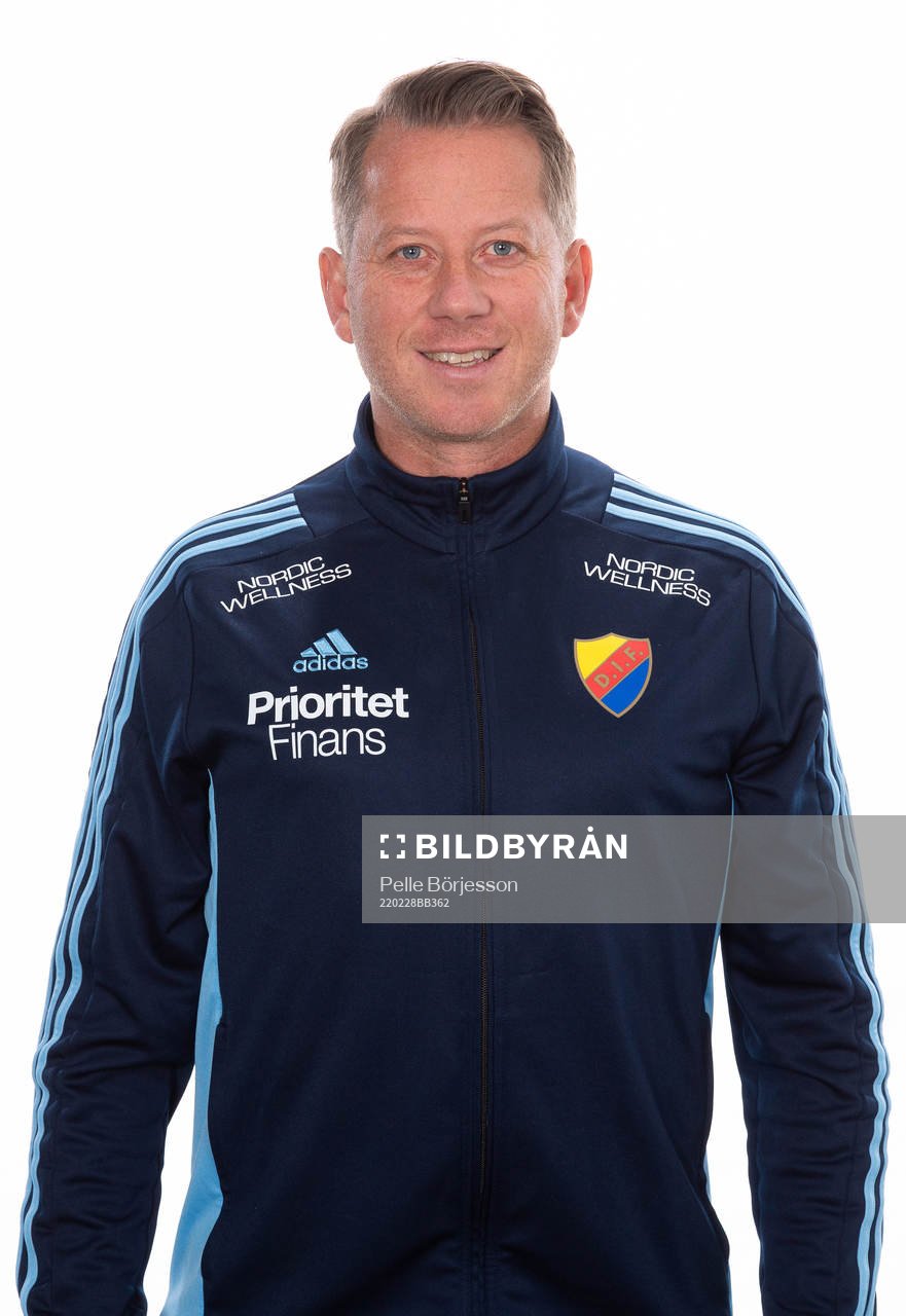 Djurgårdens Lagledare Daniel Granqvist poserar för ett porträtt den 28 February 2022 i Stockholm.