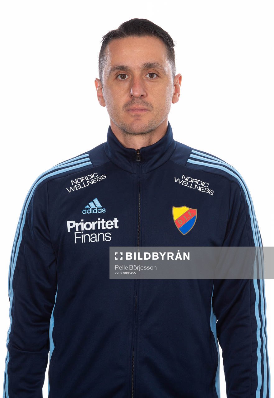 Djurgårdens målvaktstränare Nikos Gkoulios