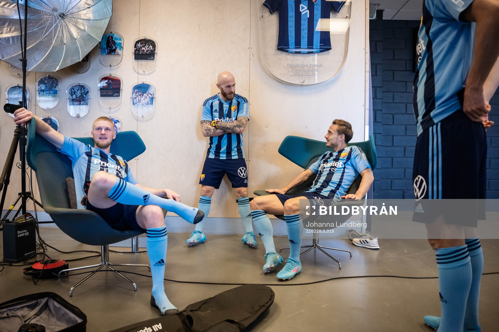 Kalle Holmberg, Magnus Eriksson och Pierre Bengtsson