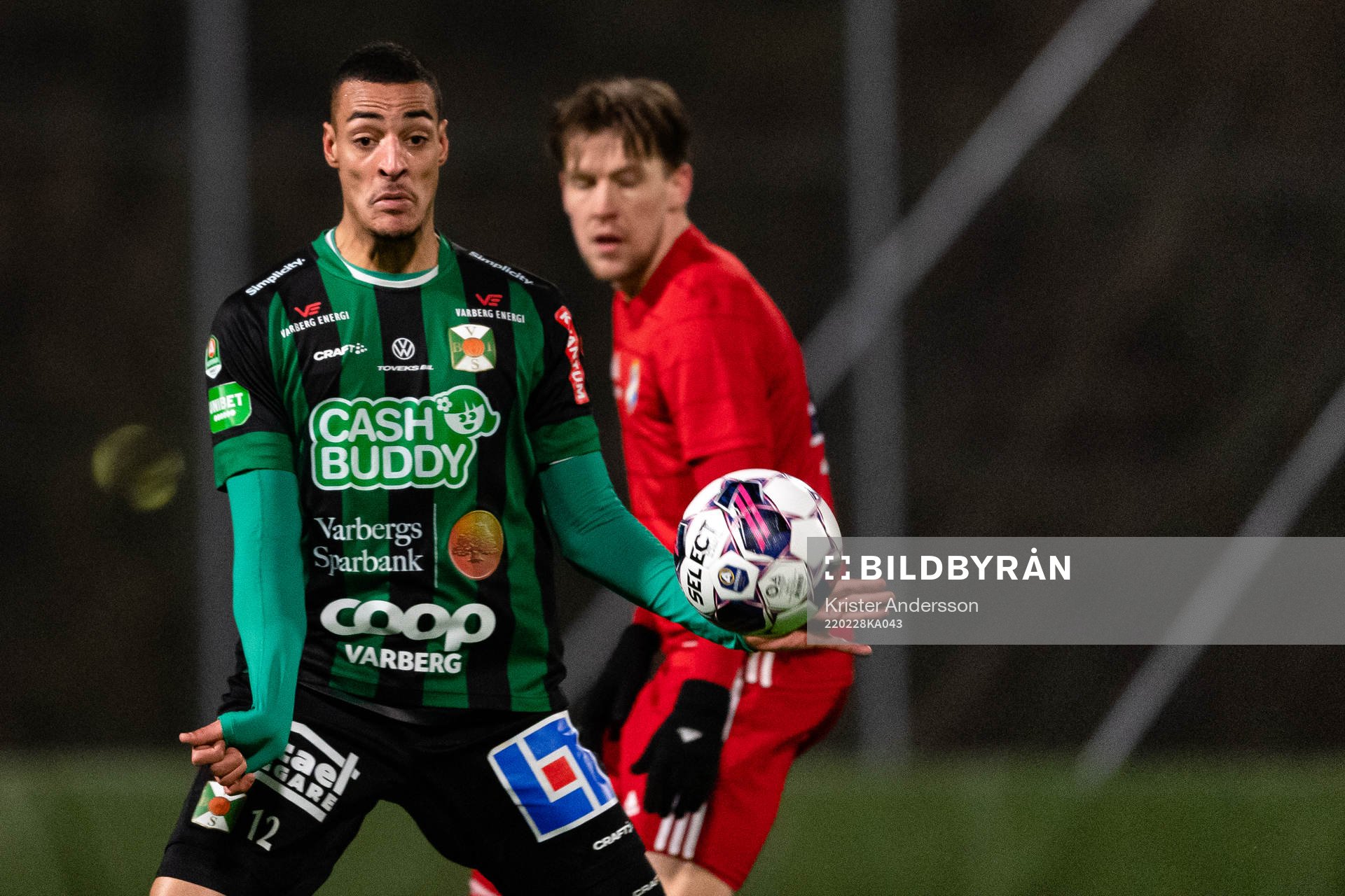 Varbergs Simon Karlsson Adjei