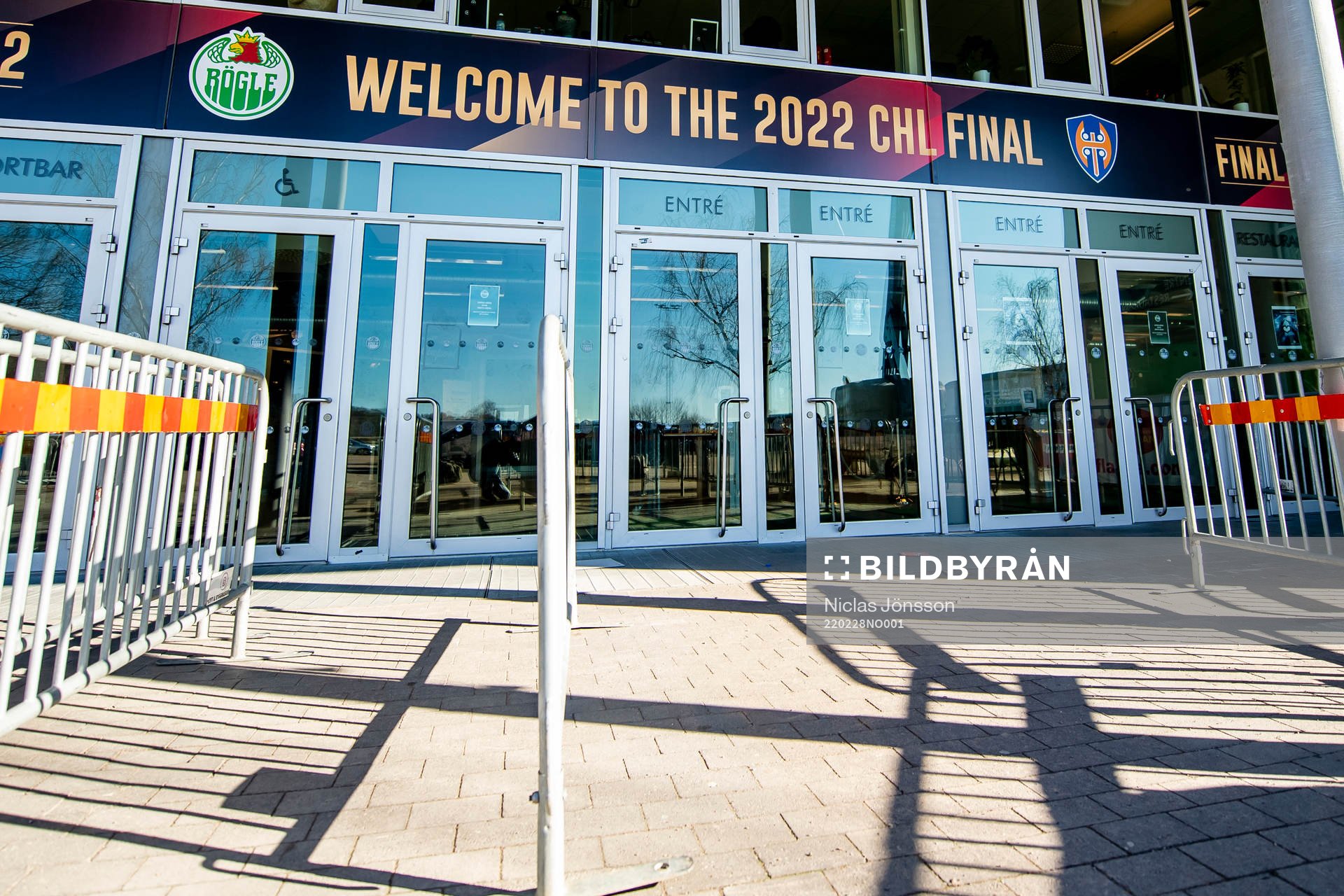 Sign with the text, Welcome to the 2022 CHL Final