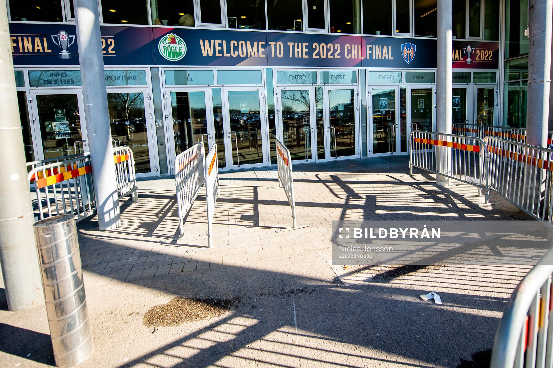 Sign with the text, Welcome to the 2022 CHL Final