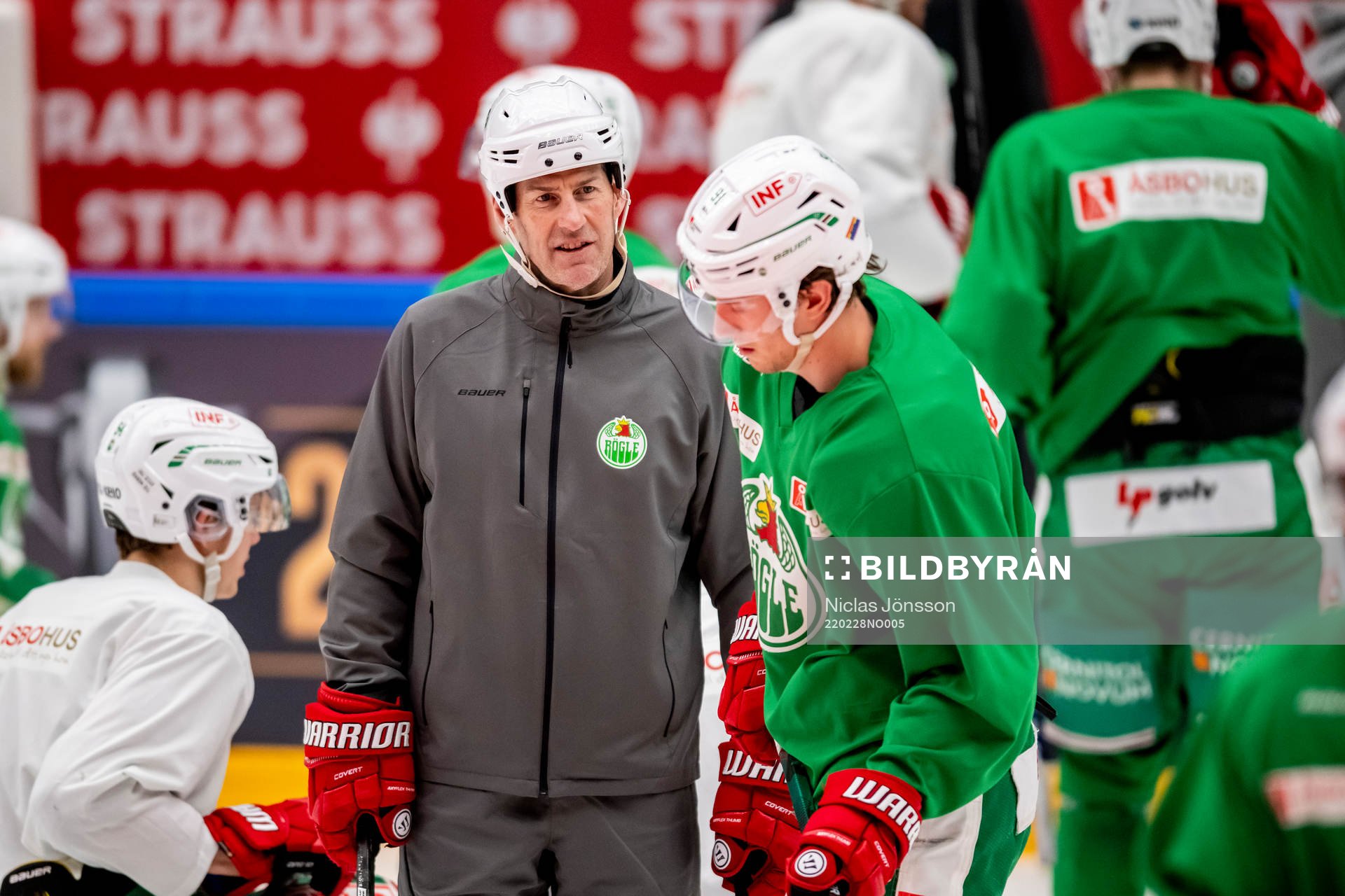 Jan Larsson, assistant coach of Rögle