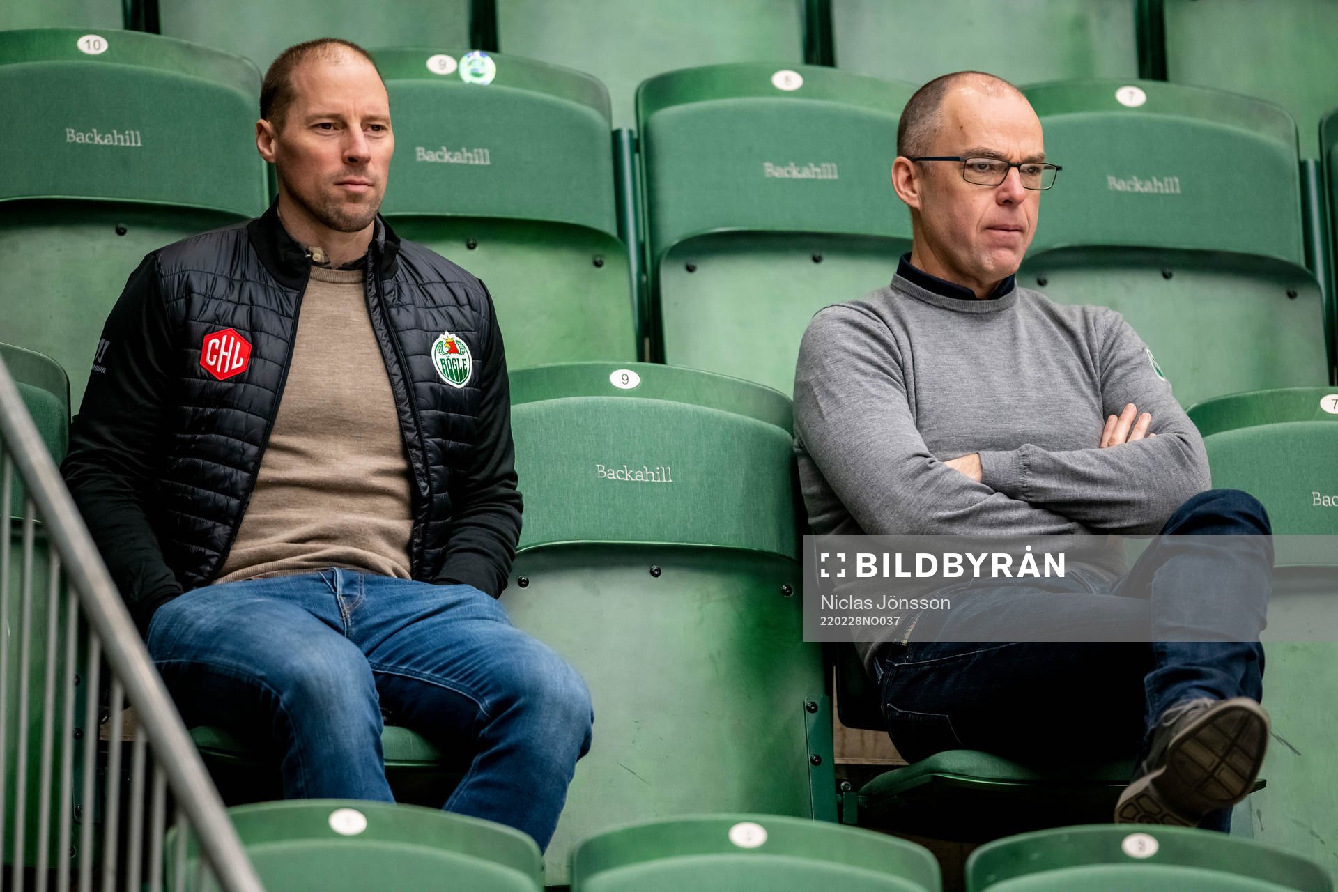 Chris Abbott, head of sports and Daniel Koch, club director