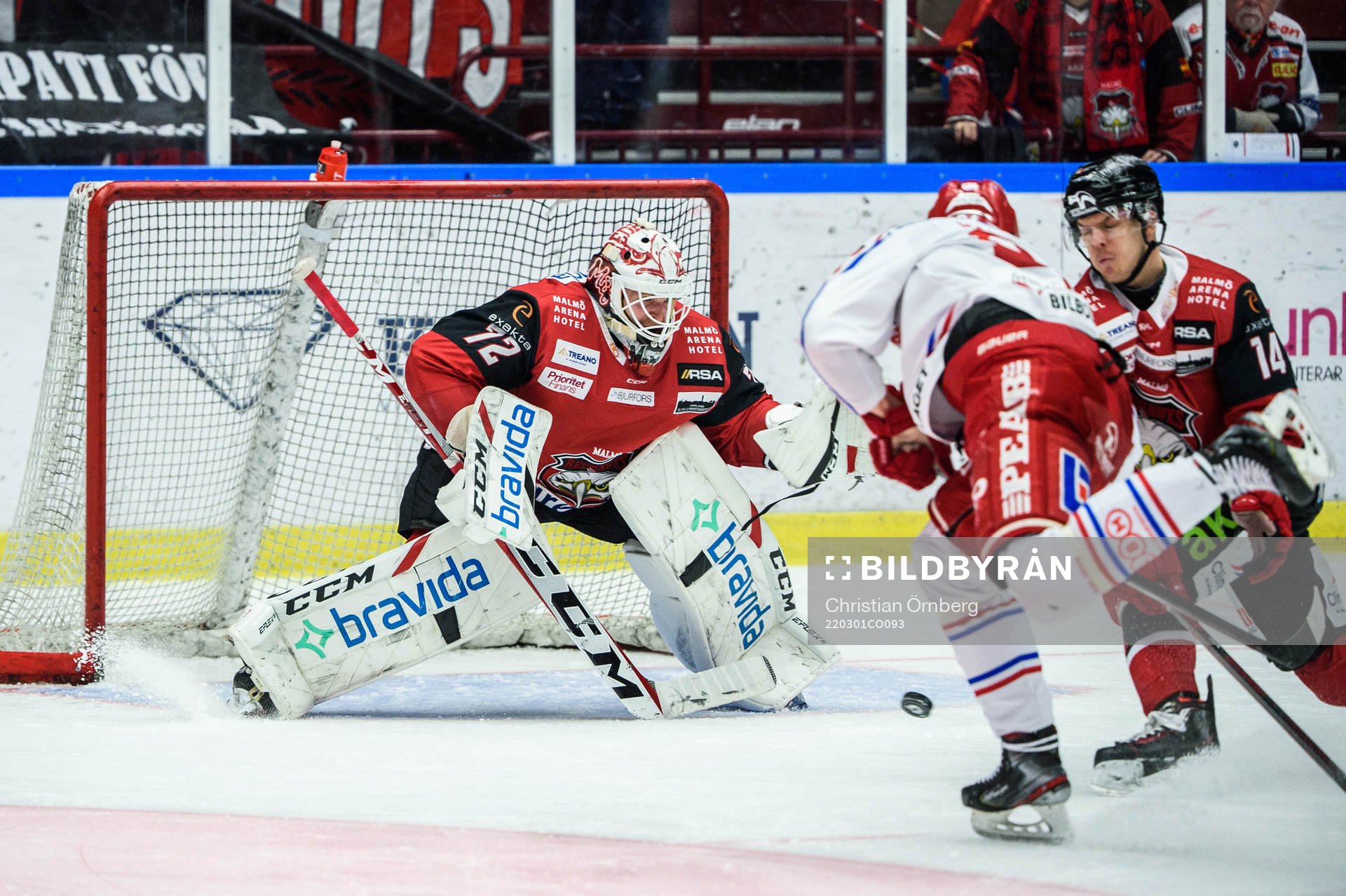 Malmö Redhawks målvakt Daniel Marmenlind släpper in 0-2
