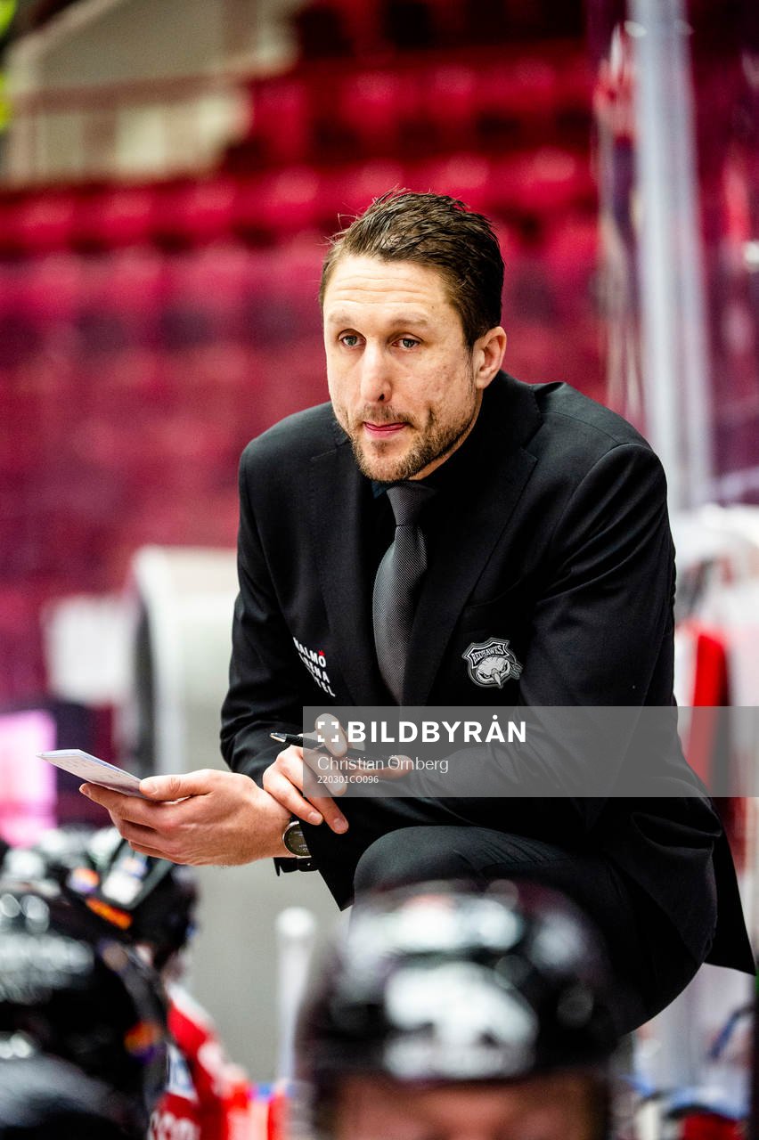 Malmö Redhawks tränare Tomas Kollar