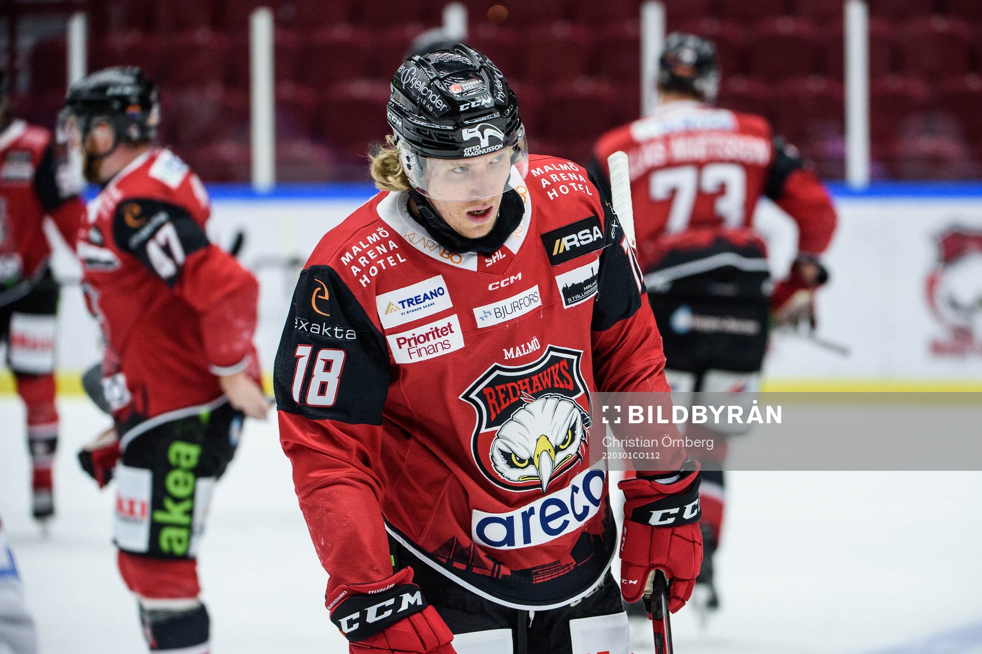 Malmö Redhawks Marcus Sylvegård deppar